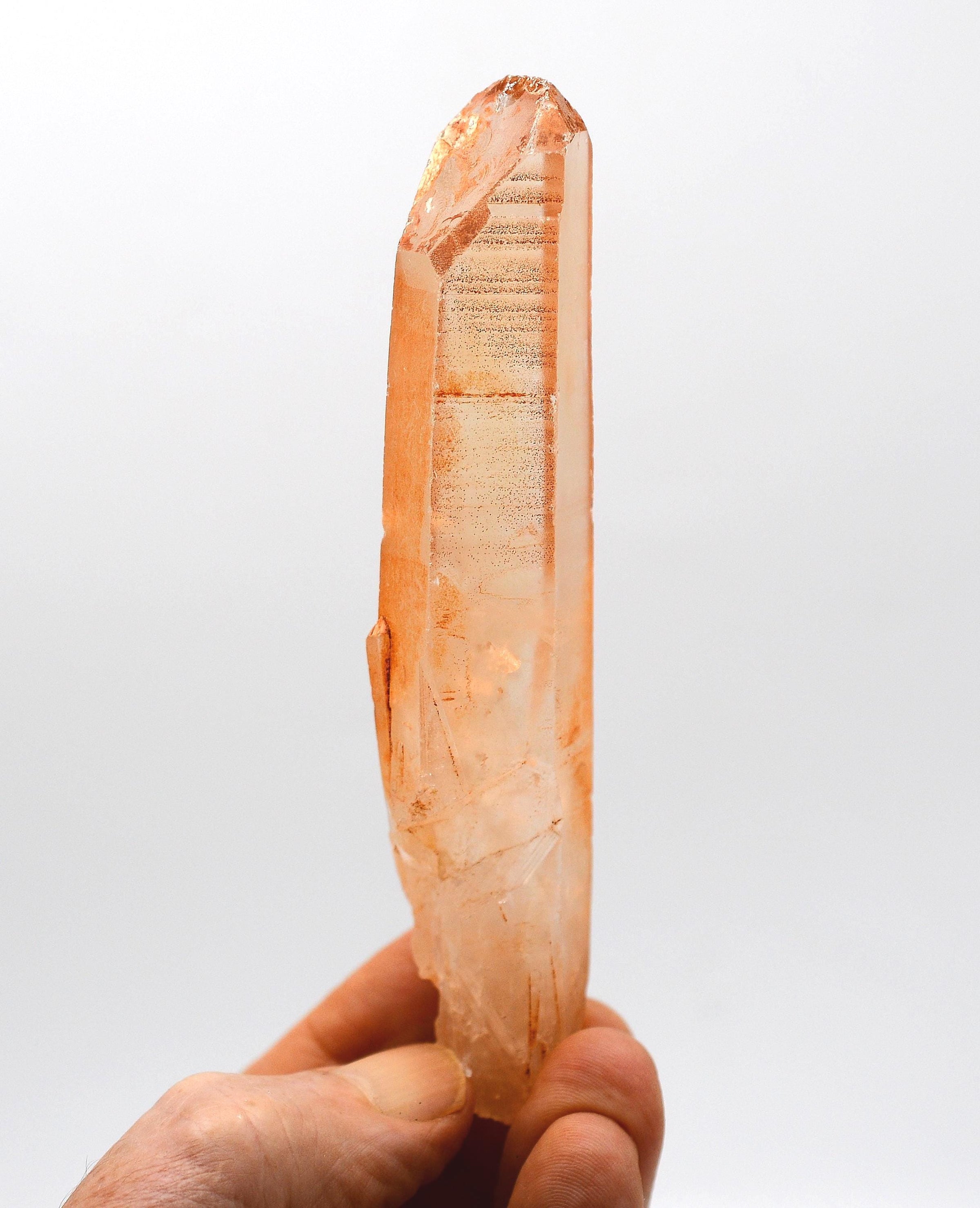 Lemurian Tangerine Quartz: Ethically Mined Grounding Crystal