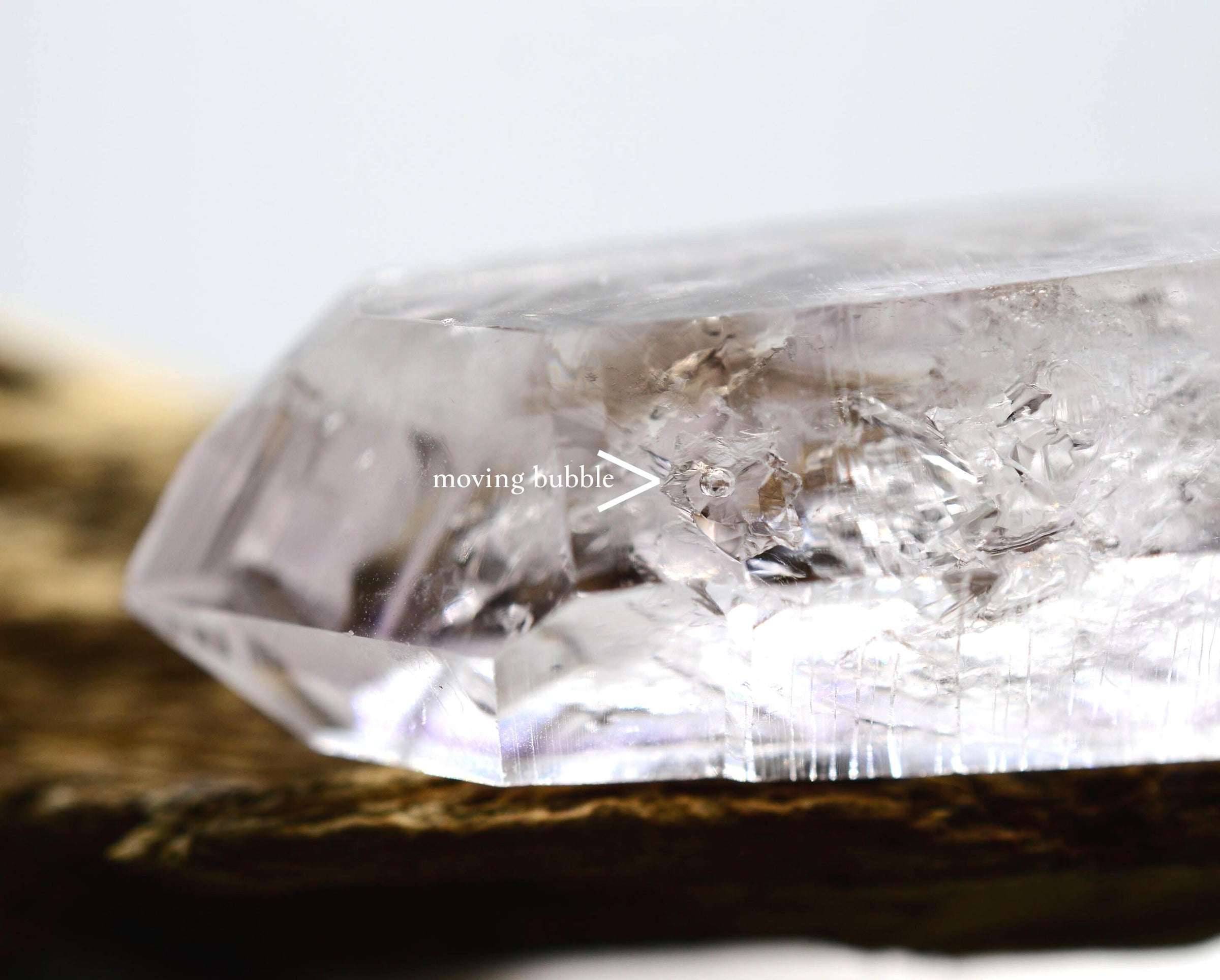 Brandberg Amethyst Enhydro: Ethically Mined Natural Quartz Crystal