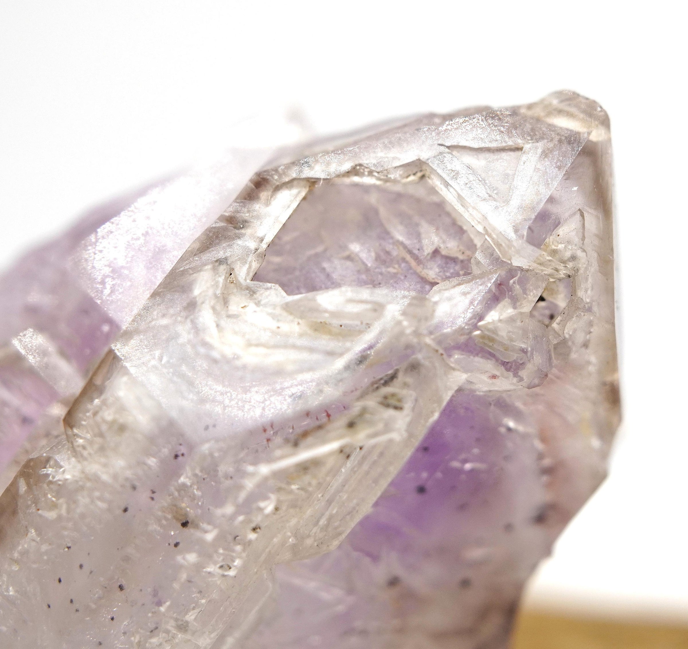 Brandberg Self-Healed Skeletal Harlequin Phantom: Ethically Hand-Mined Quartz Crystal
