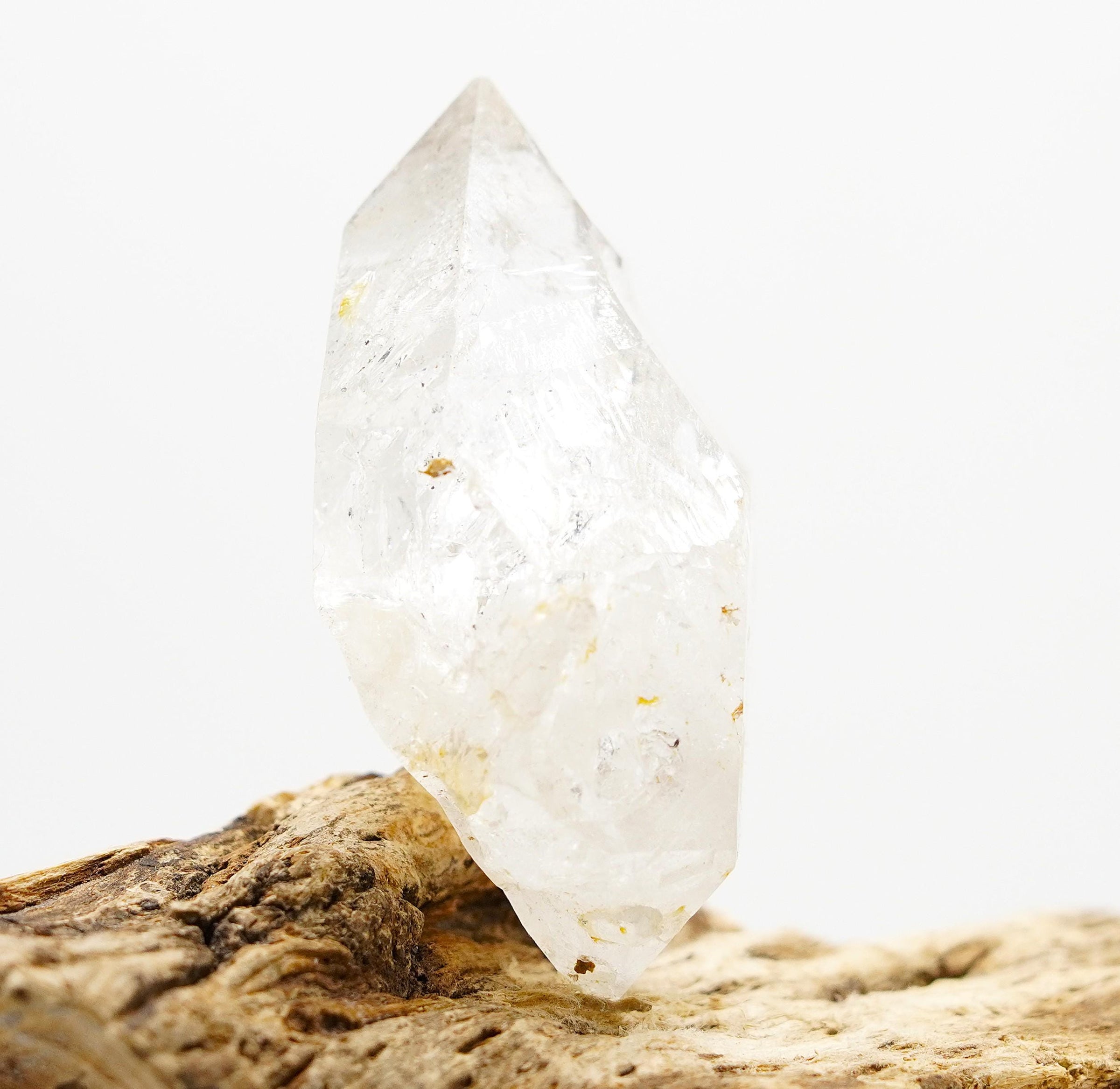 Tibetan DT Generator Black Bubble Enhydro: Ethically Mined Natural Quartz