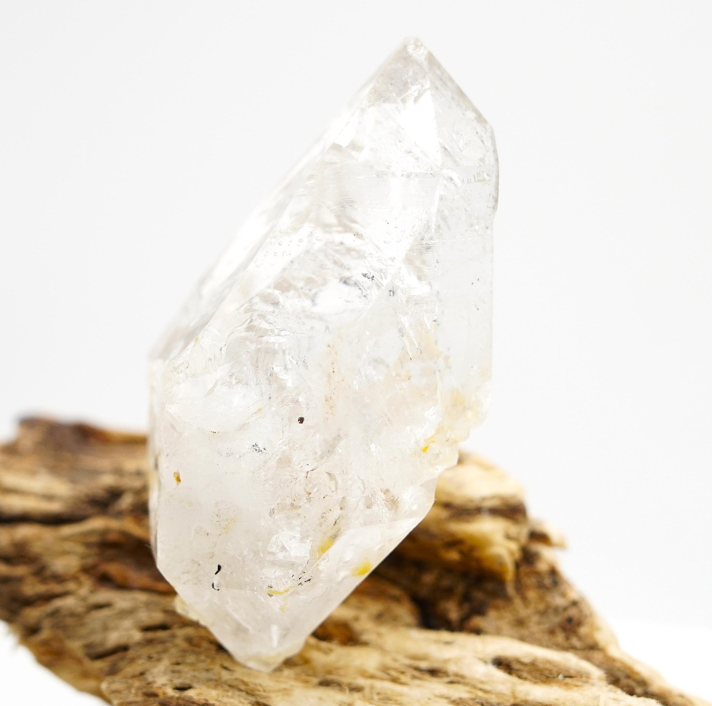 Tibetan DT Generator Black Bubble Enhydro: Ethically Mined Natural Quartz