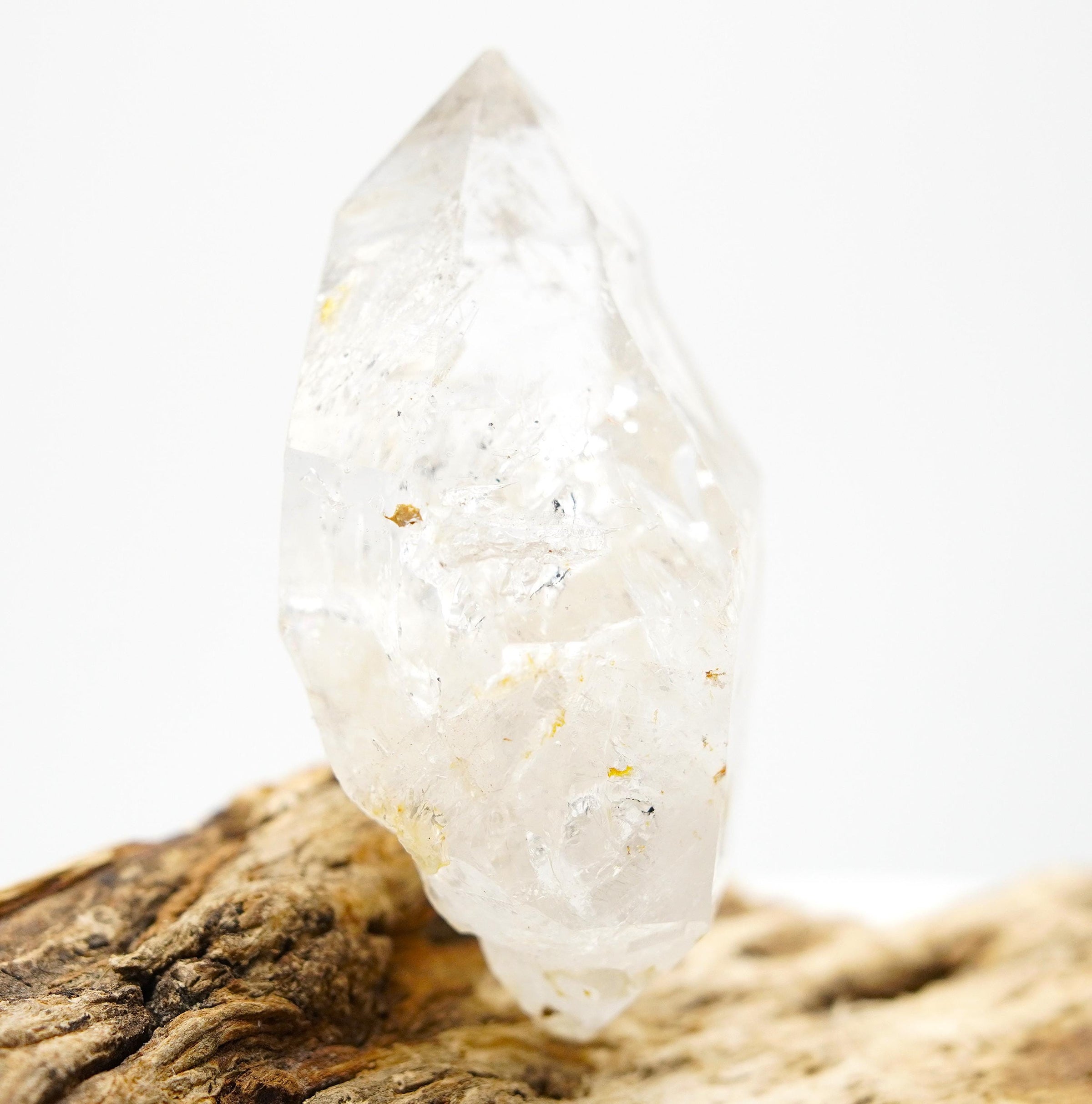 Tibetan DT Generator Black Bubble Enhydro: Ethically Mined Natural Quartz