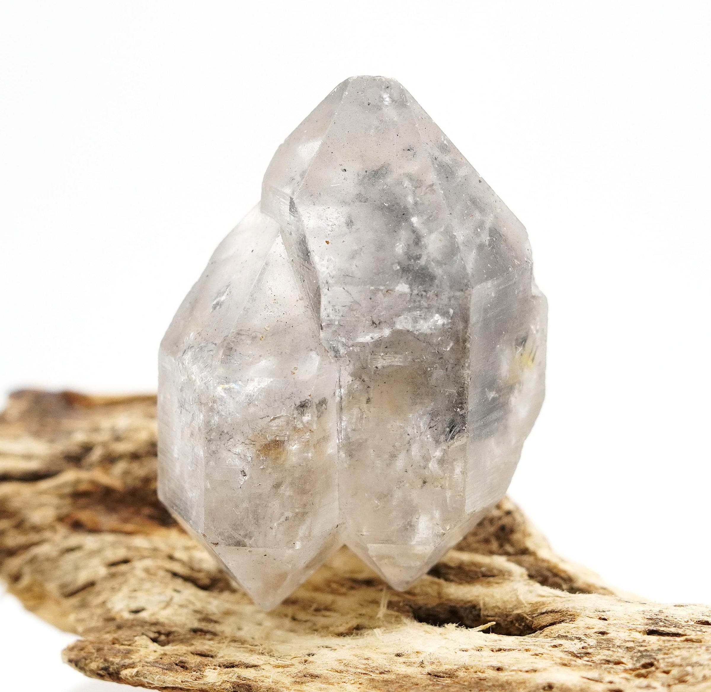 Tibetan Quartz Twin DT Rainbow Crystal: Ethically Mined Natural Quartz