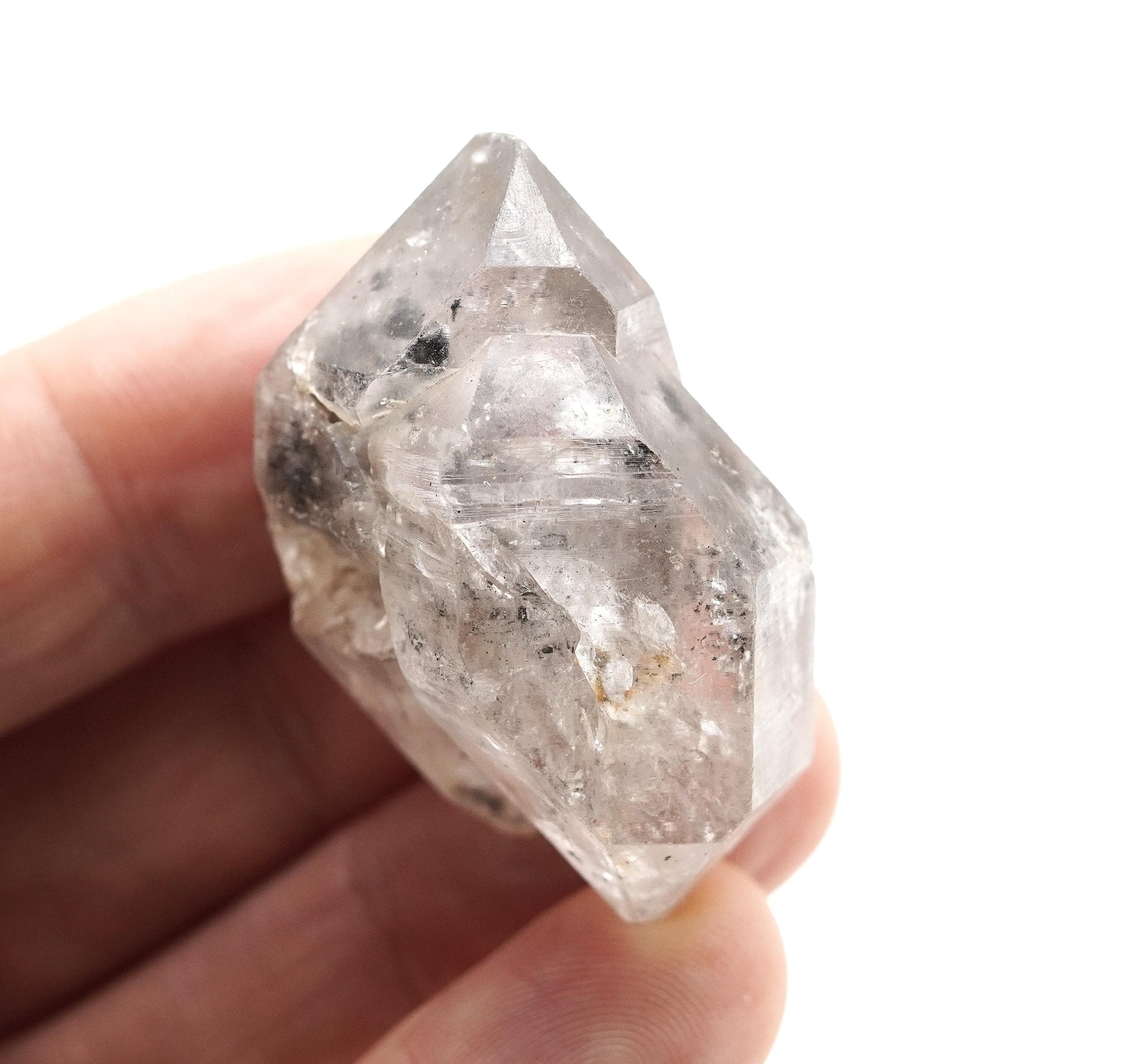 Tibetan Quartz Twin DT Rainbow Crystal: Ethically Mined Natural Quartz