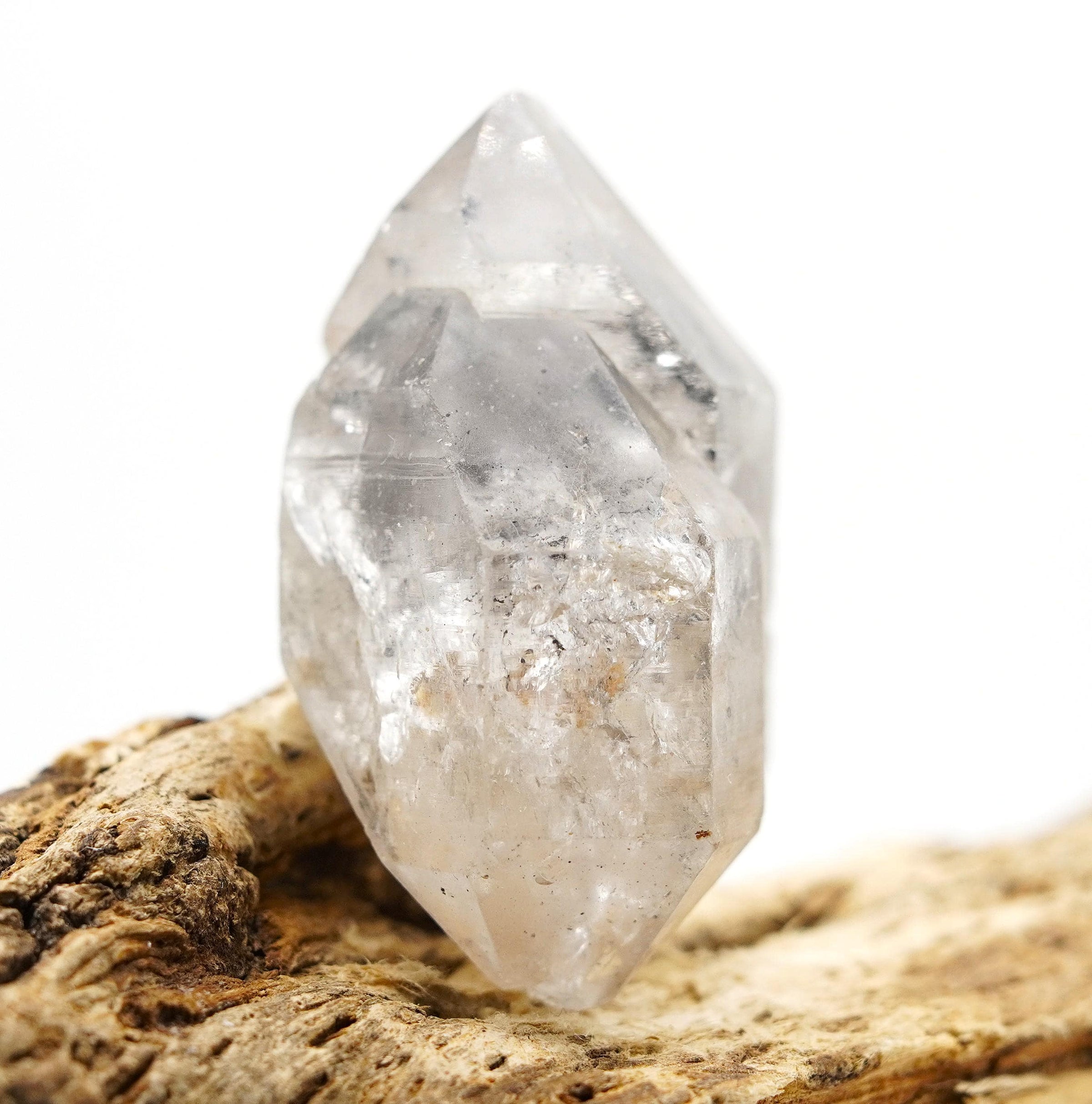 Tibetan Quartz Twin DT Rainbow Crystal: Ethically Mined Natural Quartz