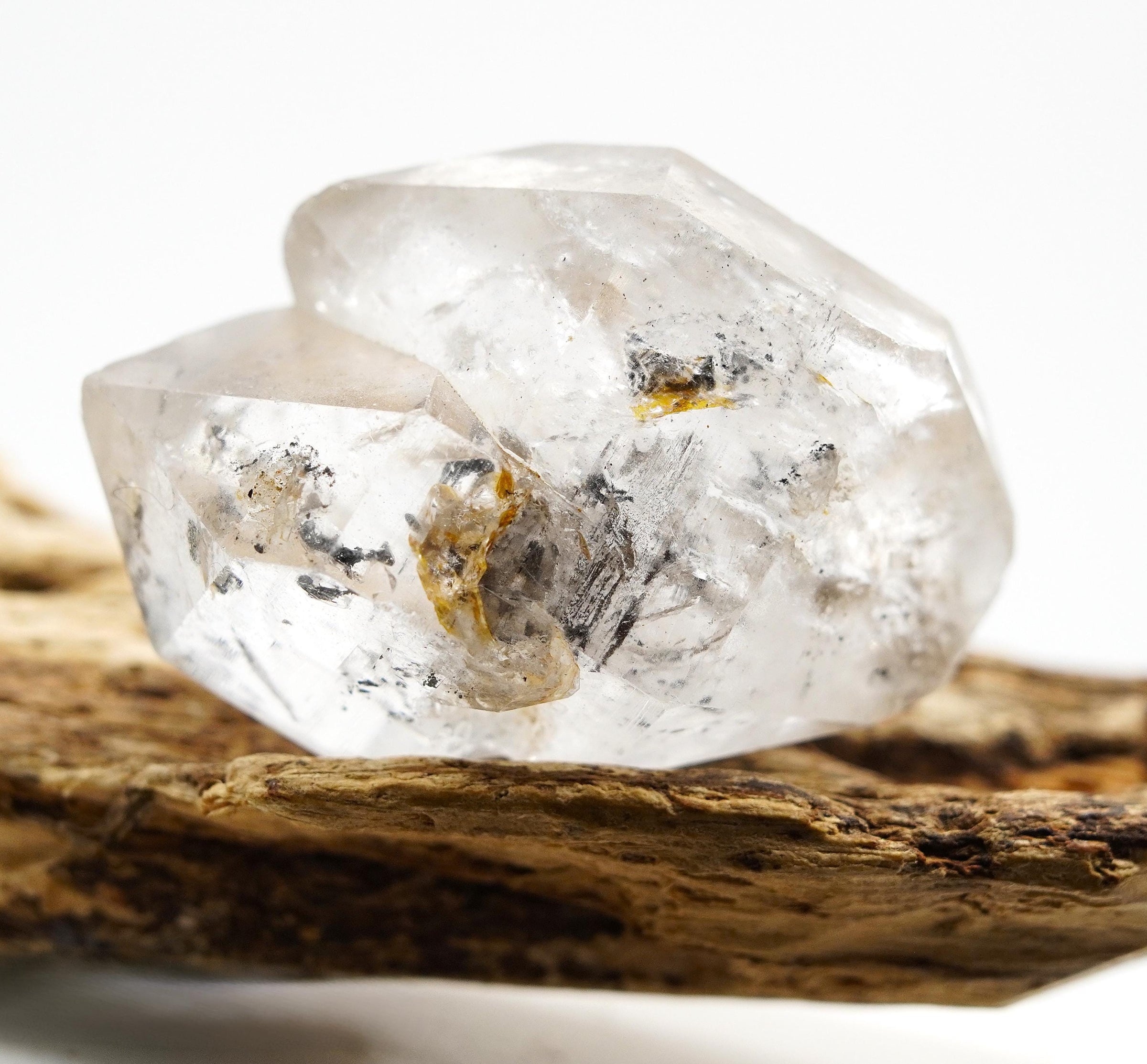 Tibetan Quartz Twin DT: Ethically Mined Natural Quartz