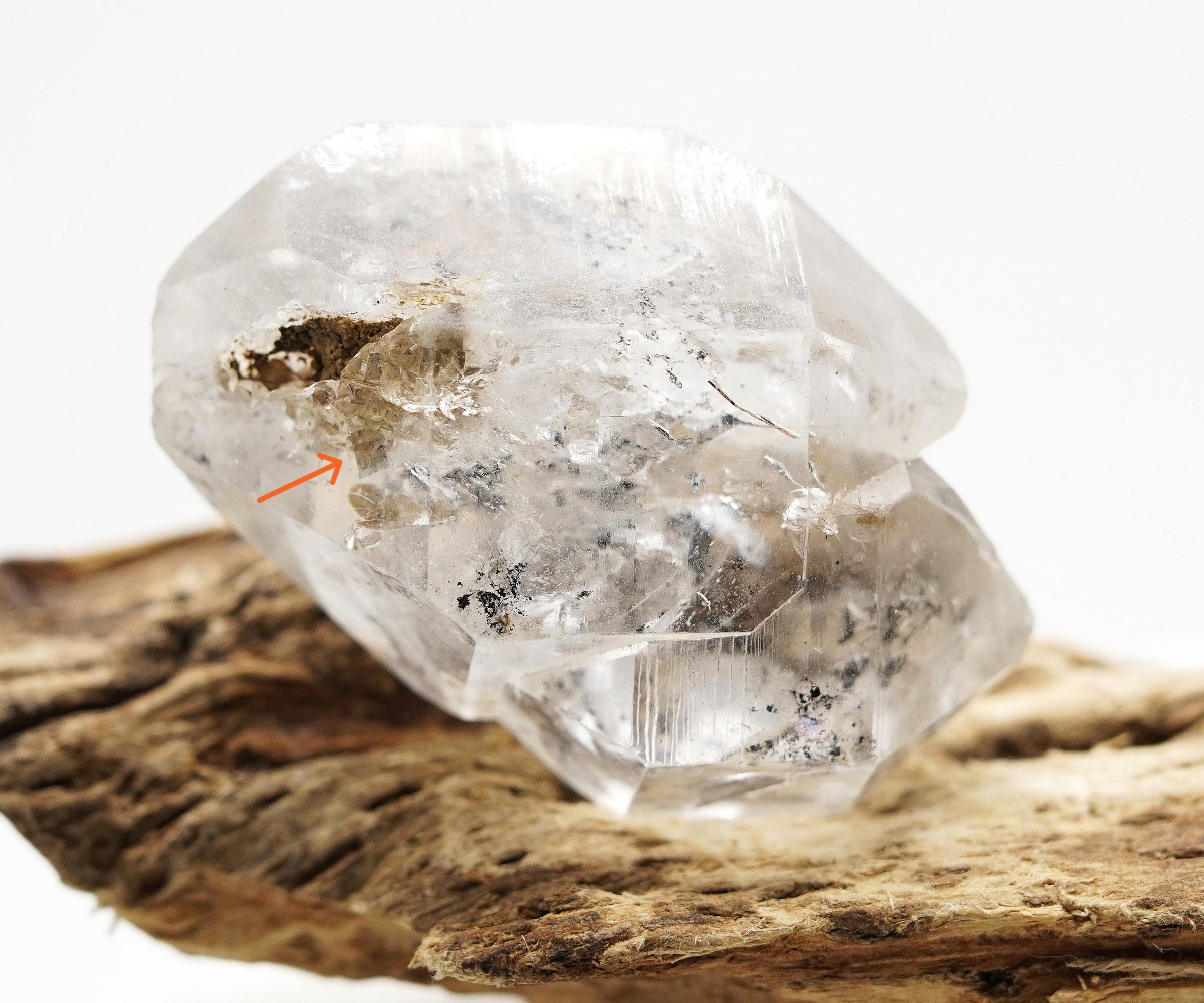 Tibetan Quartz Twin DT: Ethically Mined Natural Quartz