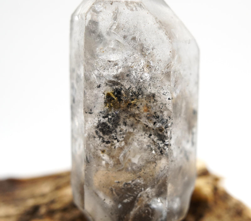 Tibetan Quartz Black Phantom Generator Rainbow Crystal: Ethically Mined Natural Quartz