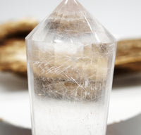 24 Sided Himalayan Rutilated Quartz Vogel Wand