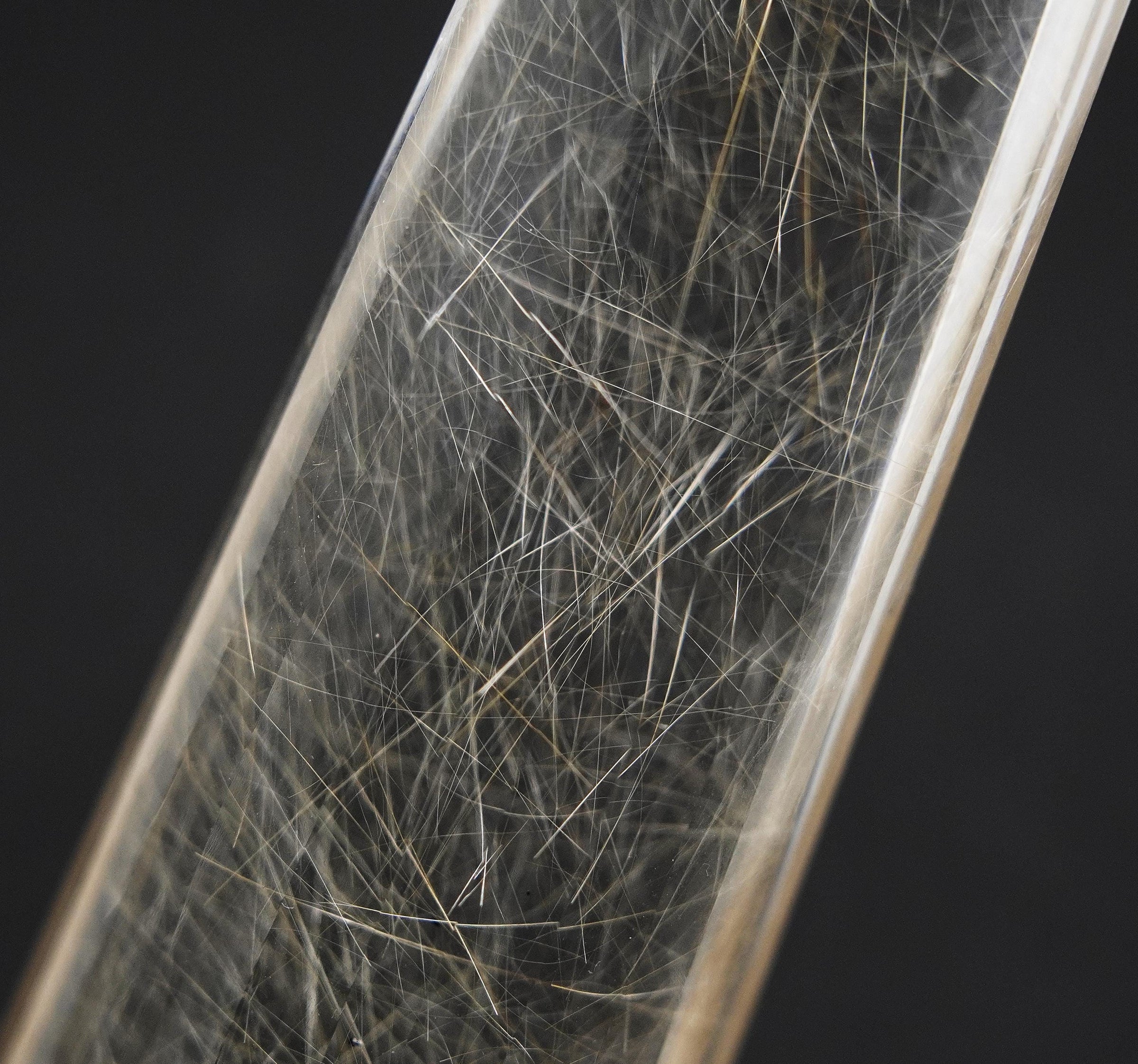 24 Sided Himalayan Rutilated Quartz Vogel Wand