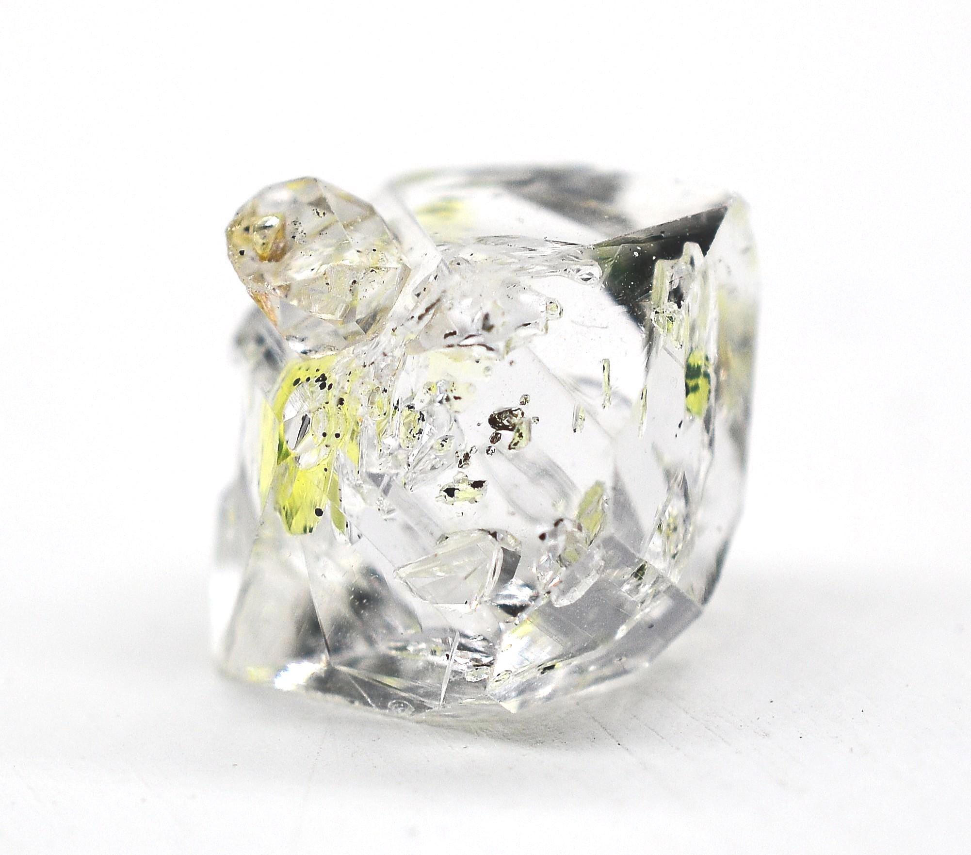 Golden Enhydro ~ Petroleum Quartz