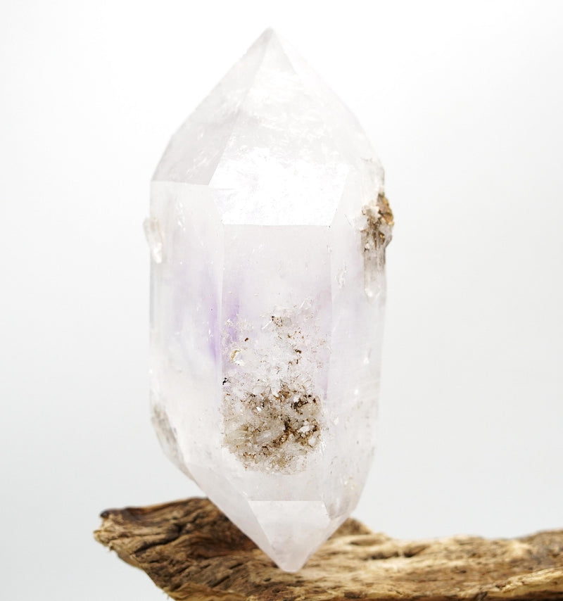 Brandberg Amethyst Isis Generator Enhydro Quartz: Ethically Mined Natural Large Crystal