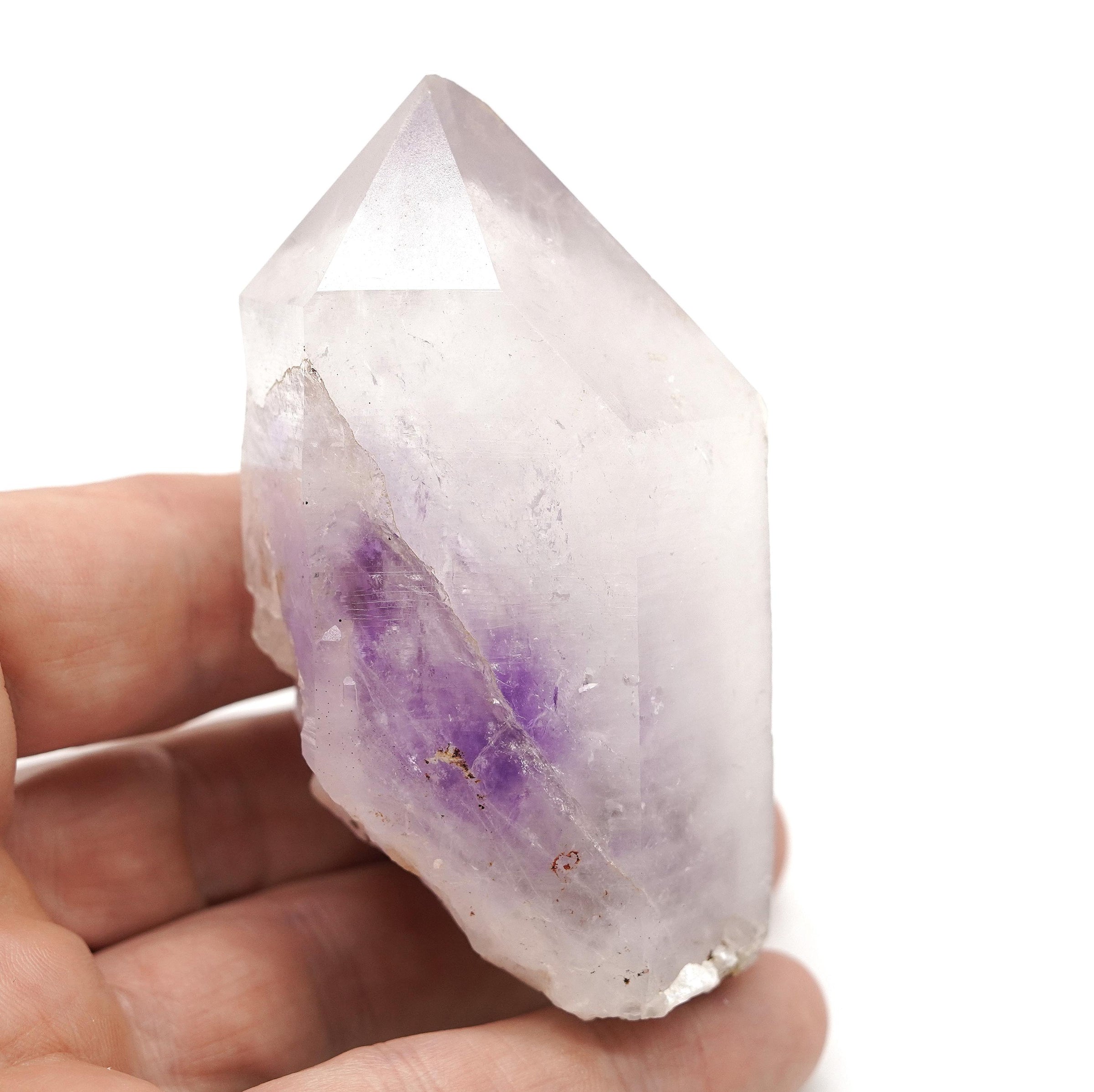 Brandberg Quartz: Ethically Mined Natural Crystal with Amethyst
