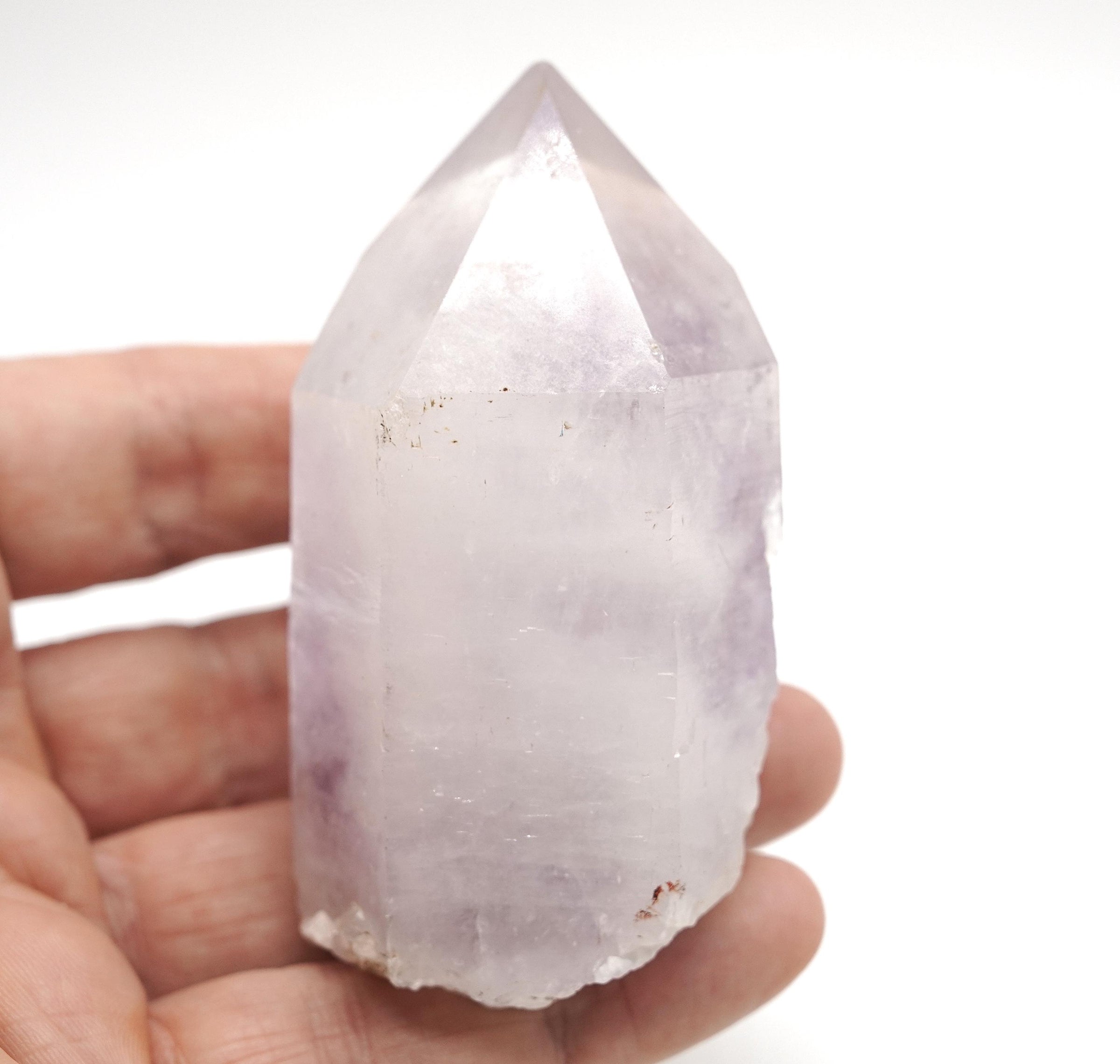Brandberg Quartz: Ethically Mined Natural Crystal with Amethyst