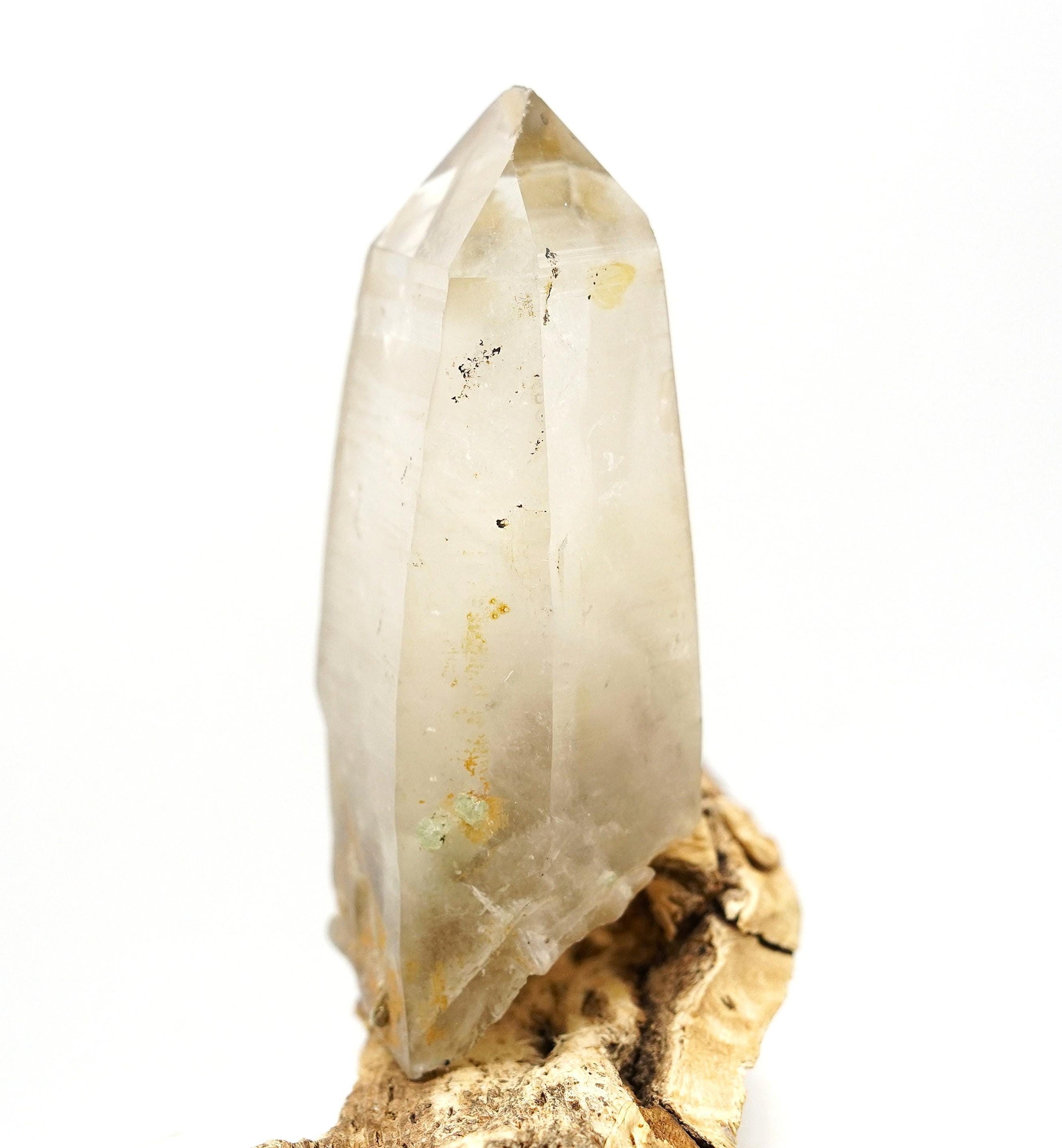 Königstein Brandberg Self-Healed Smoky Quartz with Green Tourmaline Inclusions