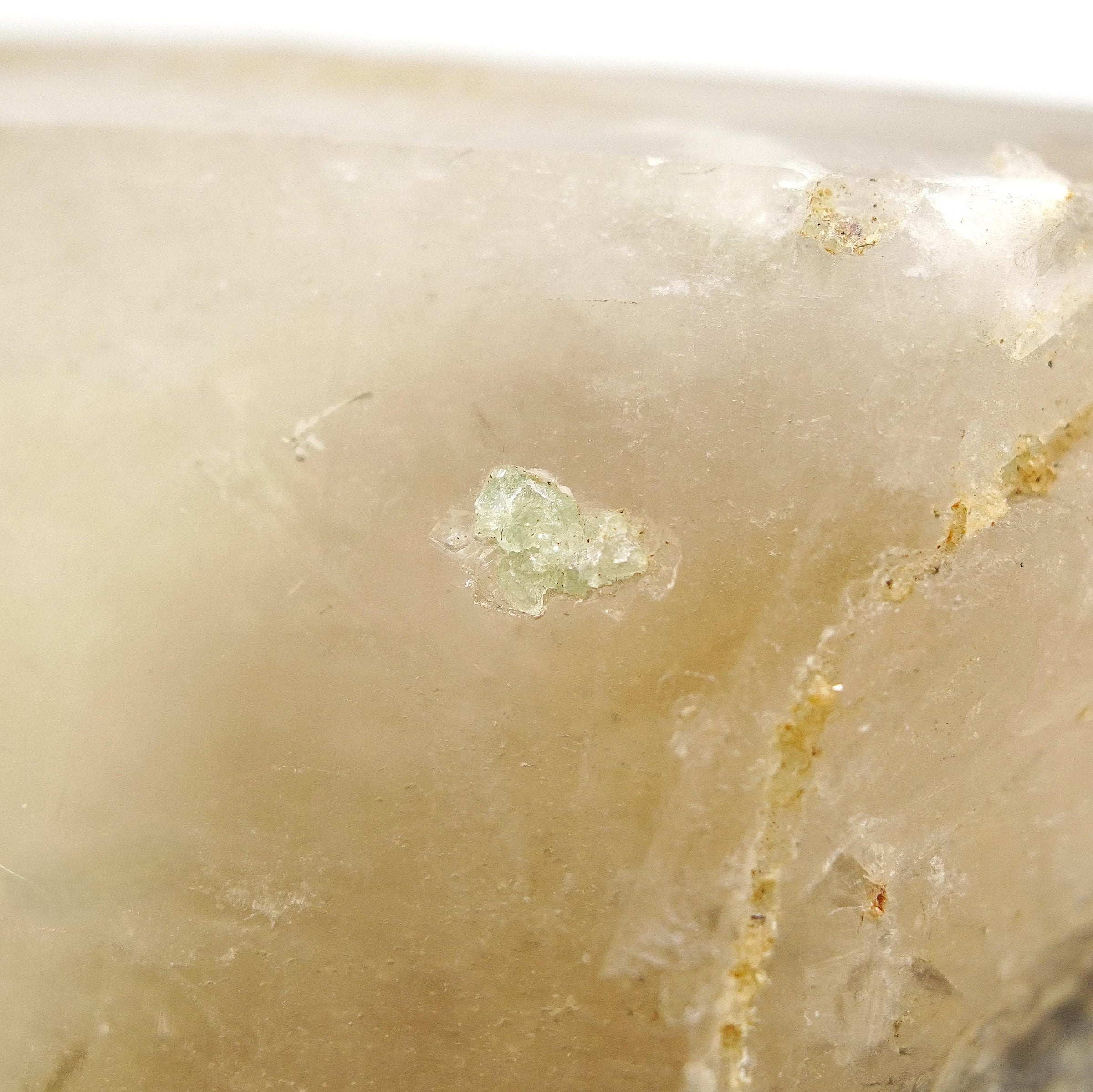 Königstein Brandberg Self-Healed Smoky Quartz with Green Tourmaline Inclusions