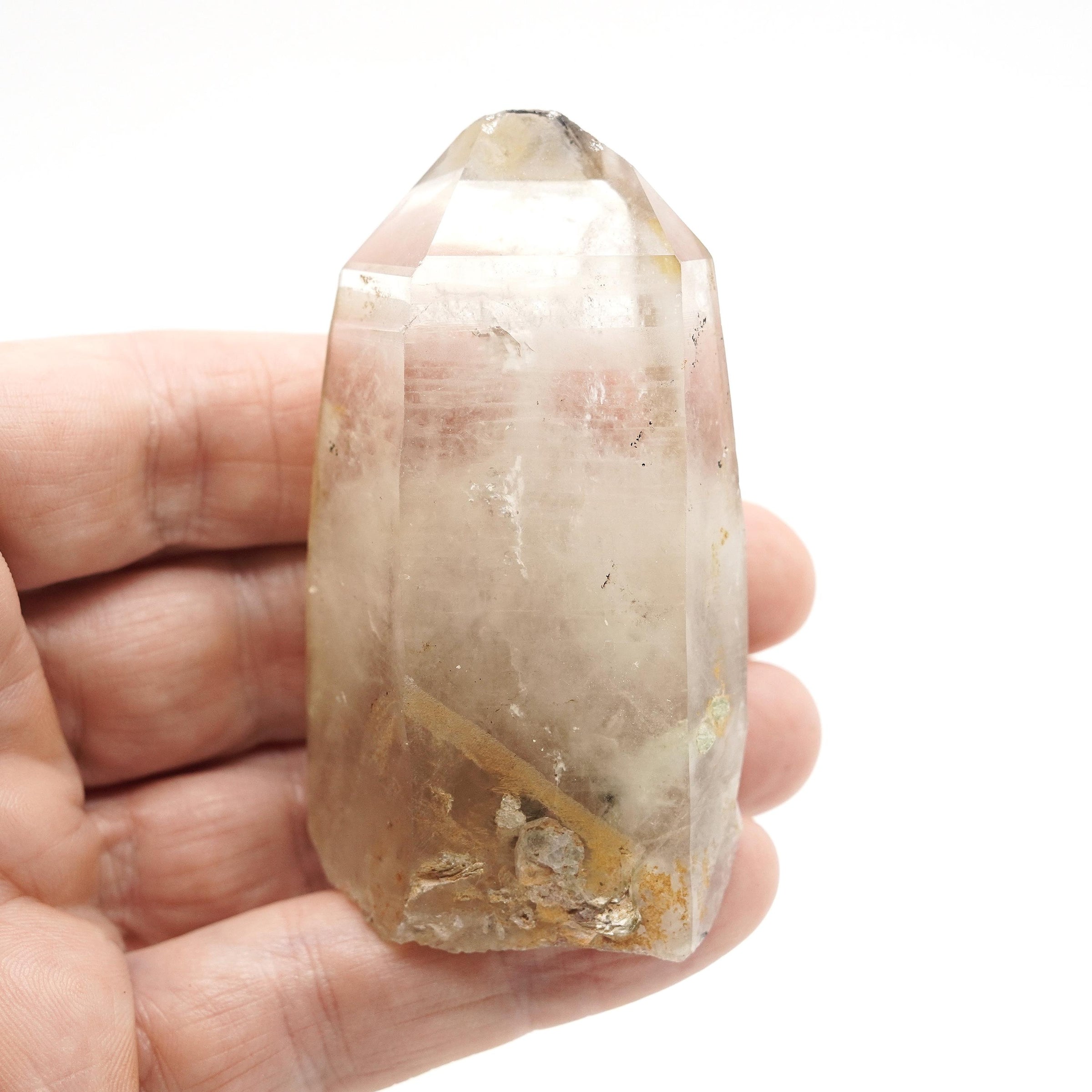 Königstein Brandberg Self-Healed Smoky Quartz with Green Tourmaline Inclusions