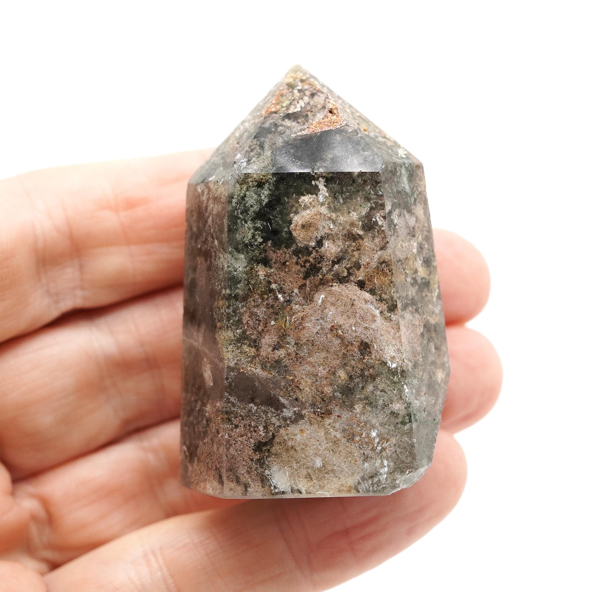 Garden Quartz: Hand-Mined Himalayan Crystal with Chlorite & Lodolite