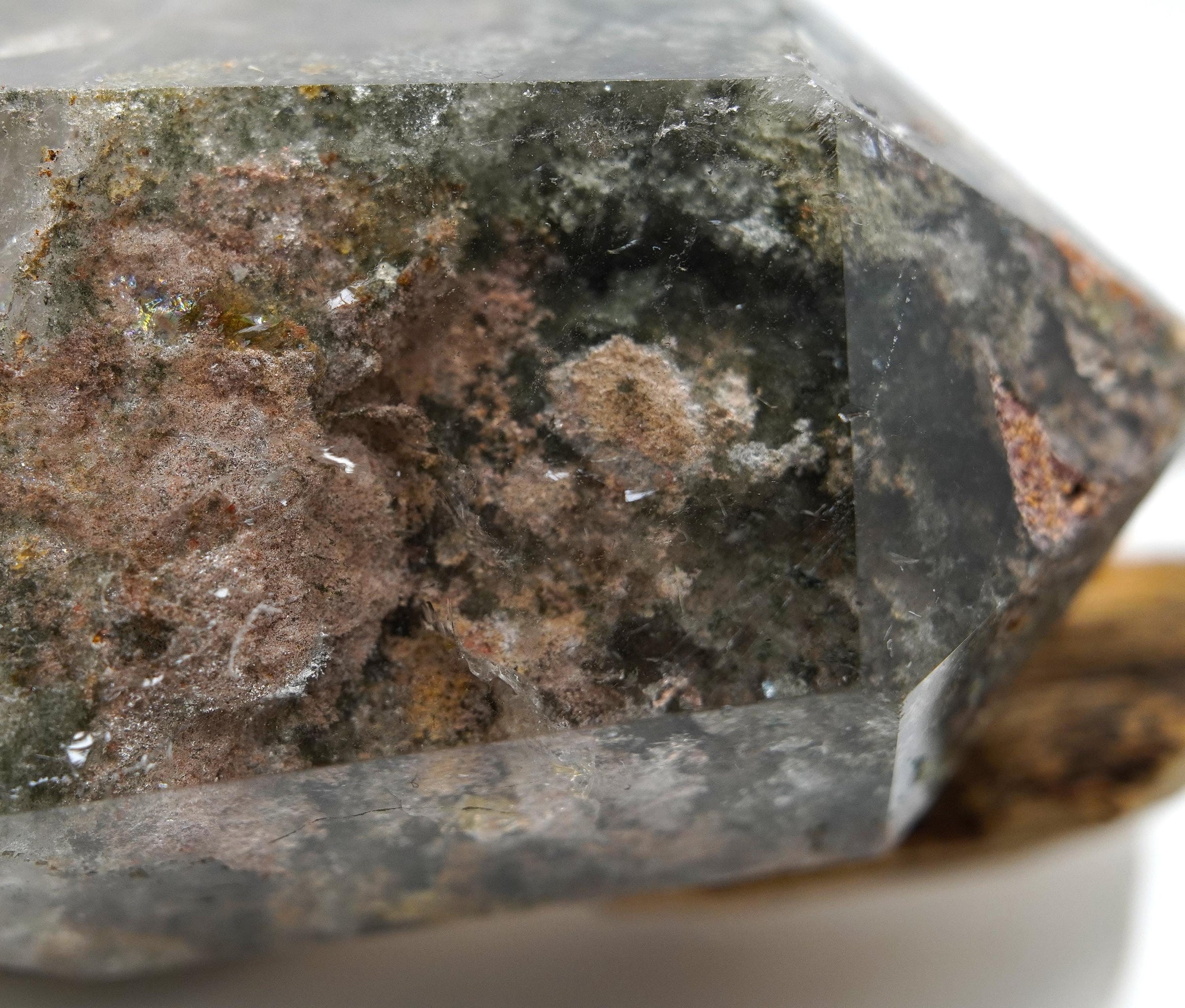 Garden Quartz: Hand-Mined Himalayan Crystal with Chlorite & Lodolite