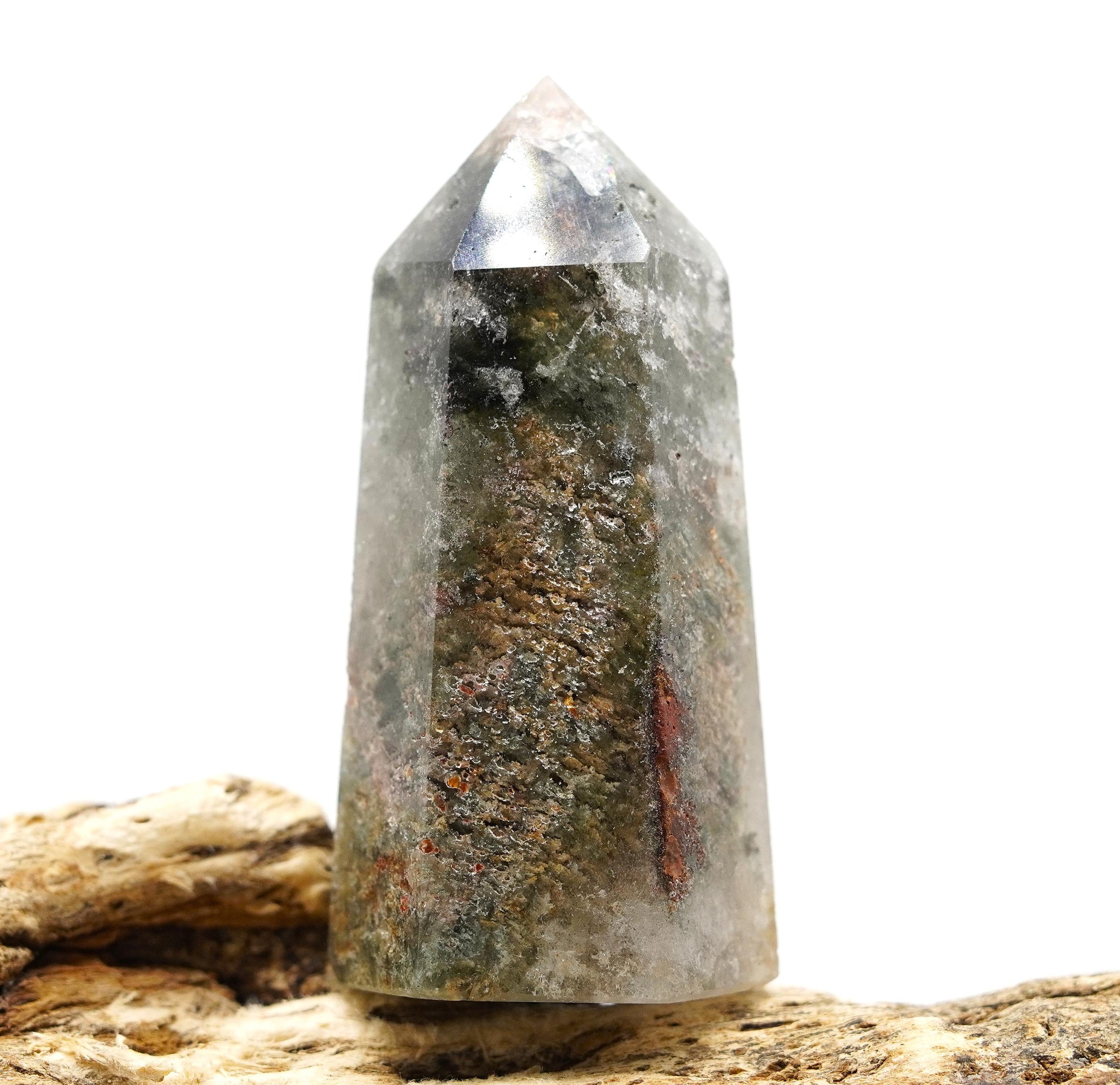 Garden Quartz: Hand-Mined Himalayan Crystal with Chlorite & Lodolite