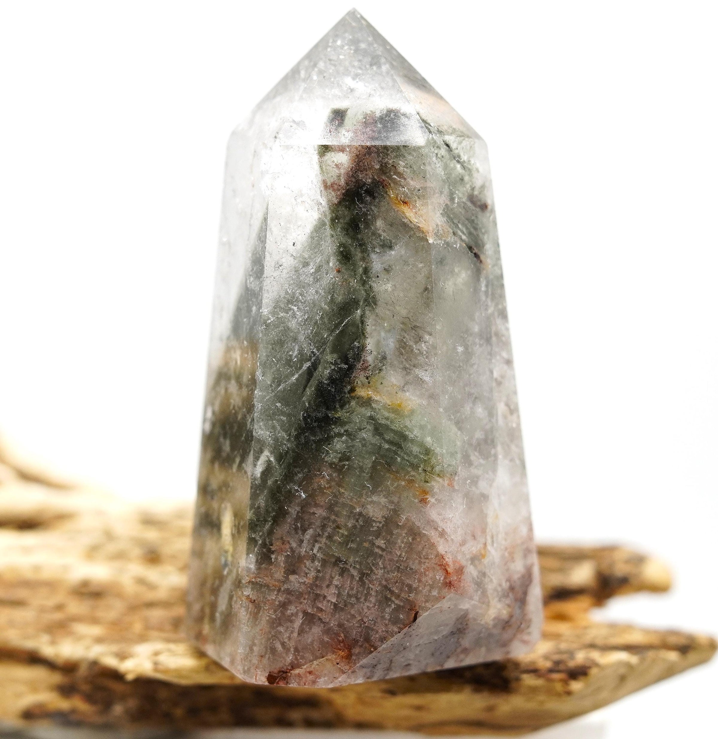 Garden Quartz: Hand-Mined Himalayan Crystal with Chlorite