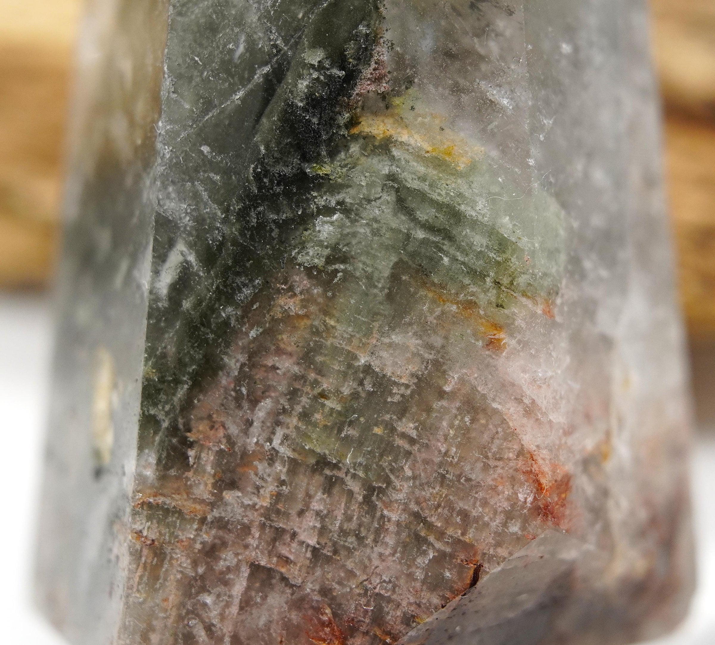Garden Quartz: Hand-Mined Himalayan Crystal with Chlorite