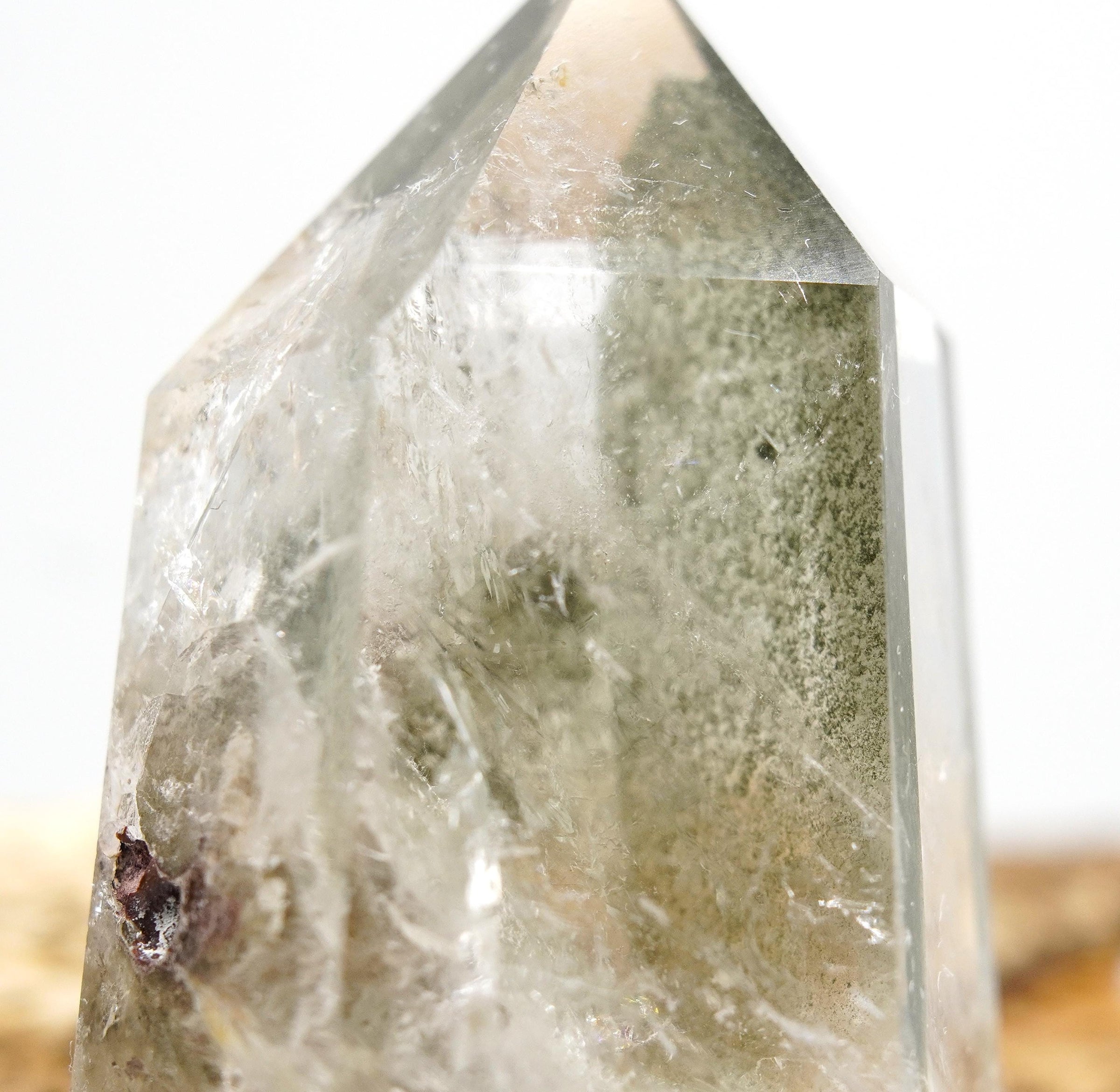 Garden Quartz: Hand-Mined Himalayan Crystal with Chlorite