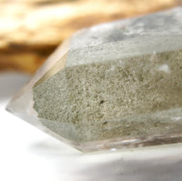Garden Quartz: Hand-Mined Himalayan CrystaGarden Quartz: Hand-Mined Himalayan Crystal with Chloritel with Chlorite