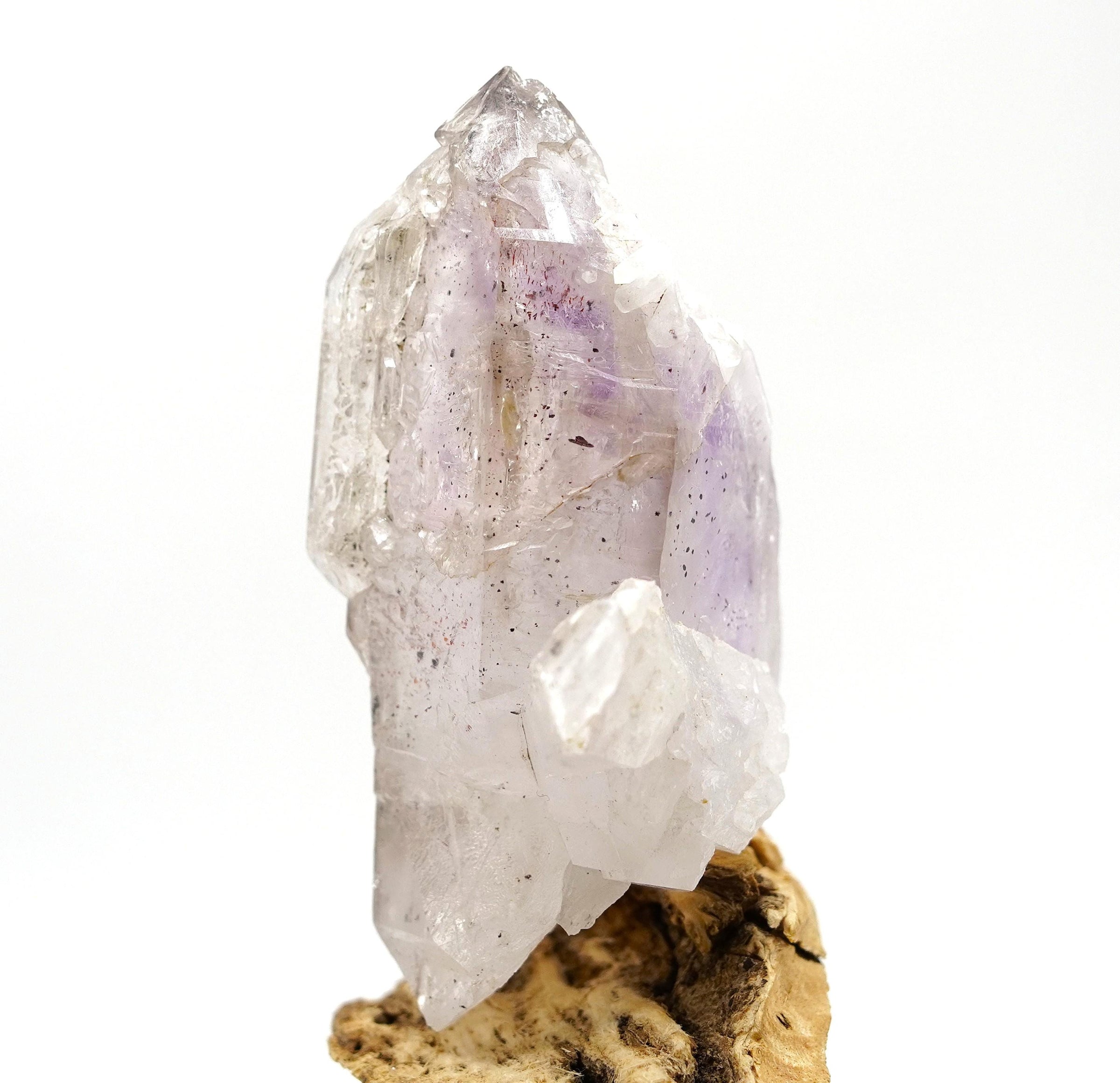 Brandberg Self-Healed Skeletal Harlequin Phantom: Ethically Hand-Mined Quartz Crystal