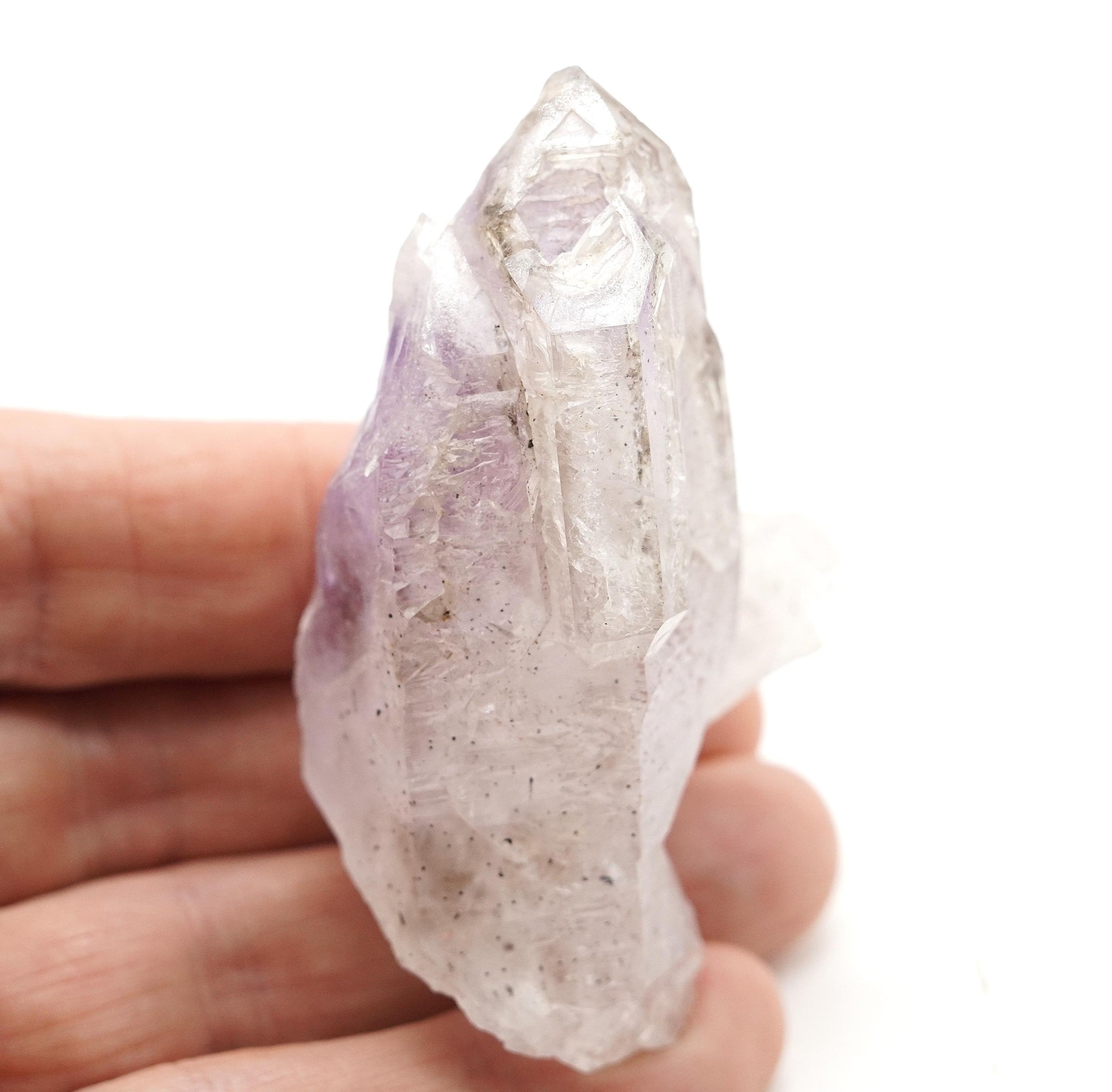 Brandberg Self-Healed Skeletal Harlequin Phantom: Ethically Hand-Mined Quartz Crystal