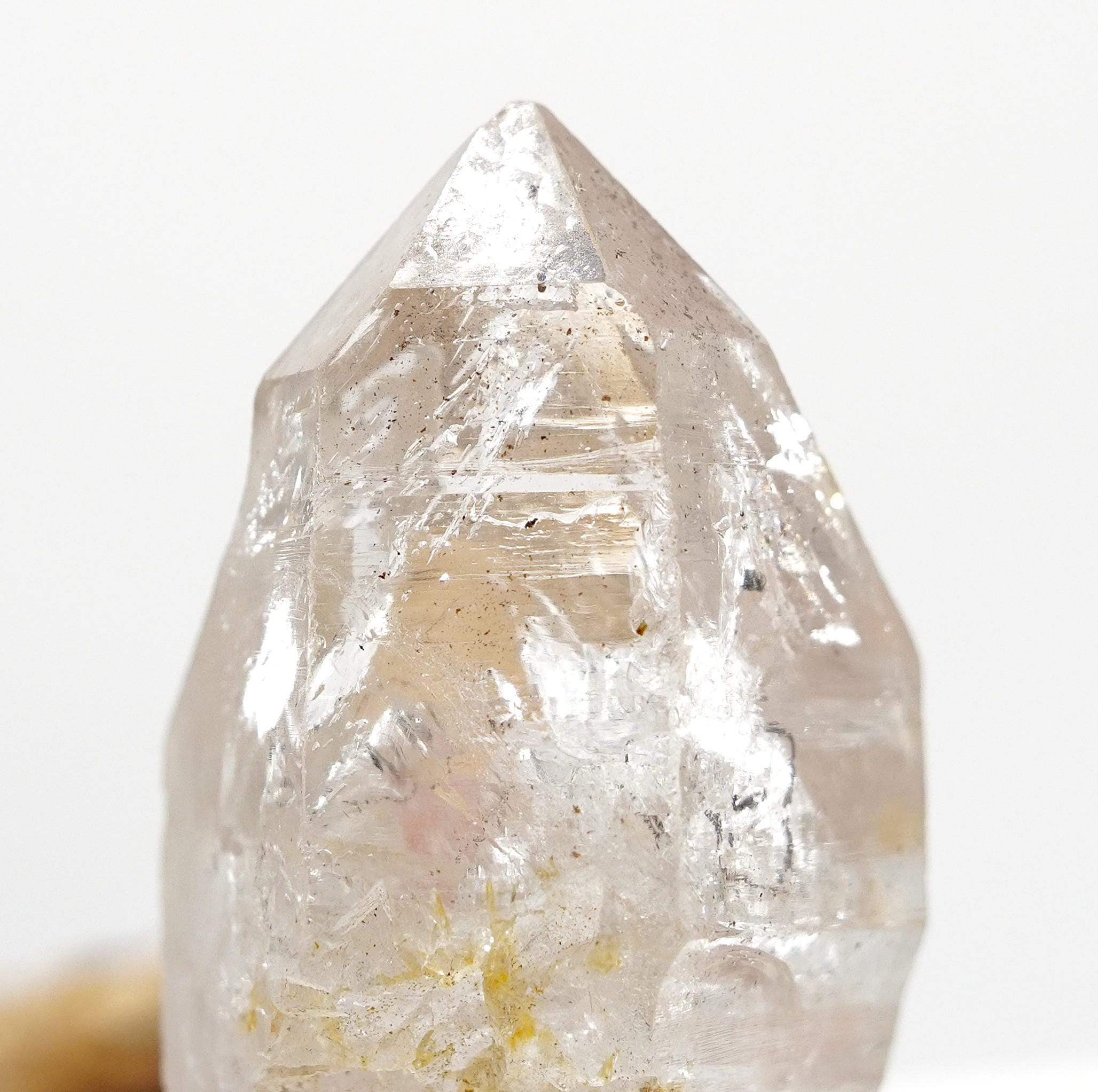 Tibetan DT Generator Black Bubble Enhydro: Ethically Mined Natural Quartz