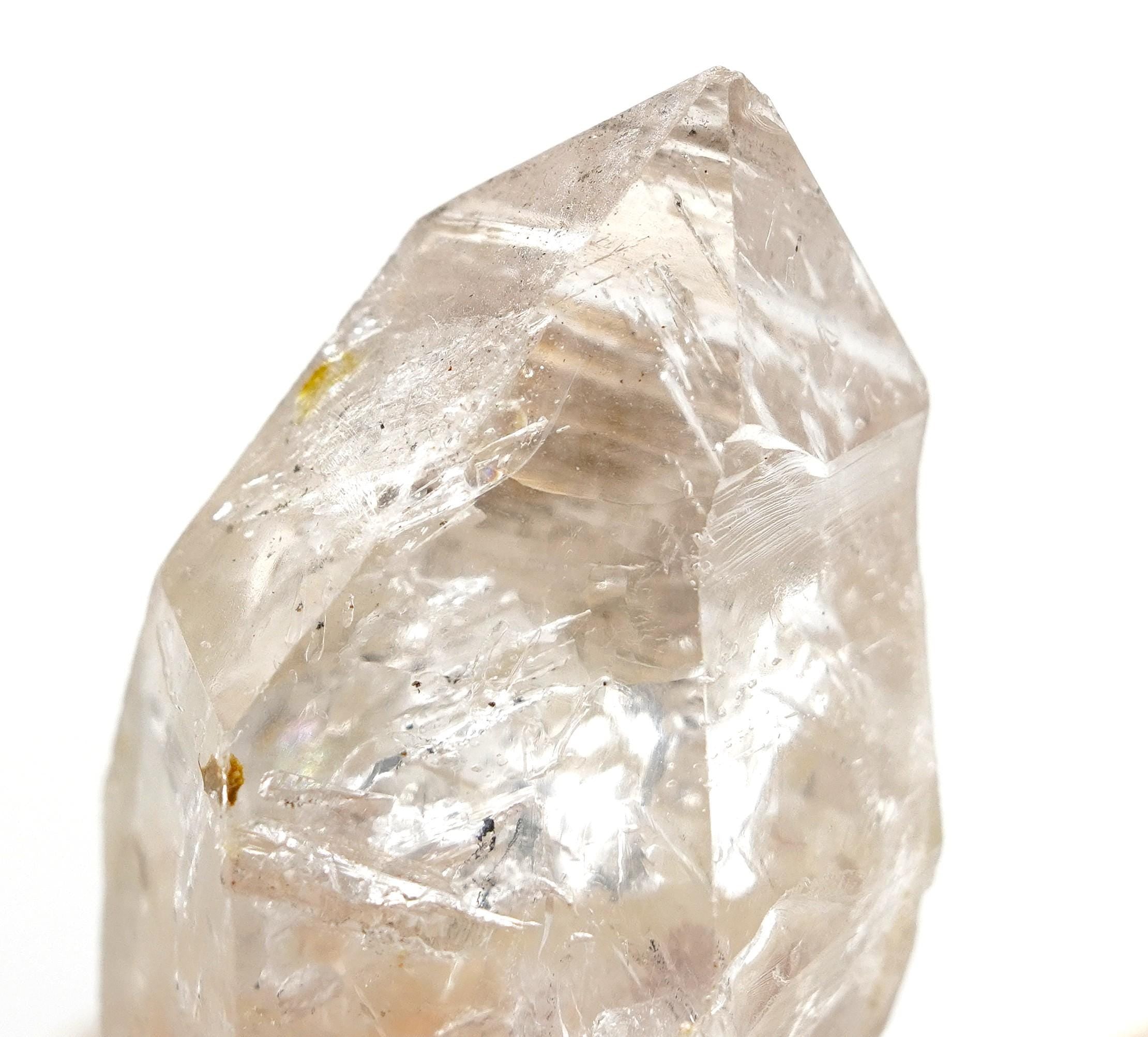 Tibetan DT Generator Black Bubble Enhydro: Ethically Mined Natural Quartz