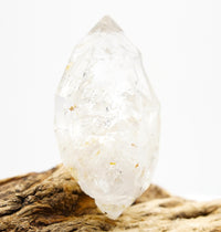 Tibetan DT Generator Black Bubble Enhydro: Ethically Mined Natural Quartz
