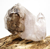 Omapeleki Brandberg Self-Healed Skeletal Black Phantom: Ethically Mined Quartz Crystal