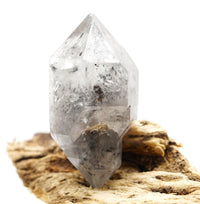 Tibetan DT Generator Clear & Black Bubble Enhydro: Ethically Mined Natural Quartz