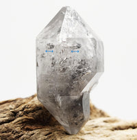 Tibetan DT Generator Clear & Black Bubble Enhydro: Ethically Mined Natural Quartz