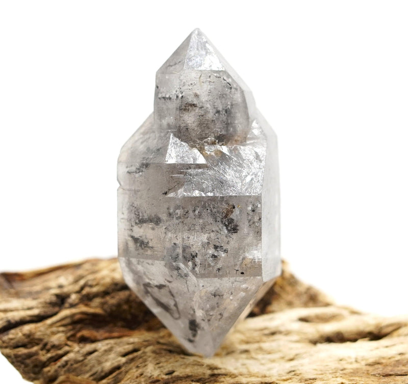 Tibetan DT Generator Clear & Black Bubble Enhydro: Ethically Mined Natural Quartz