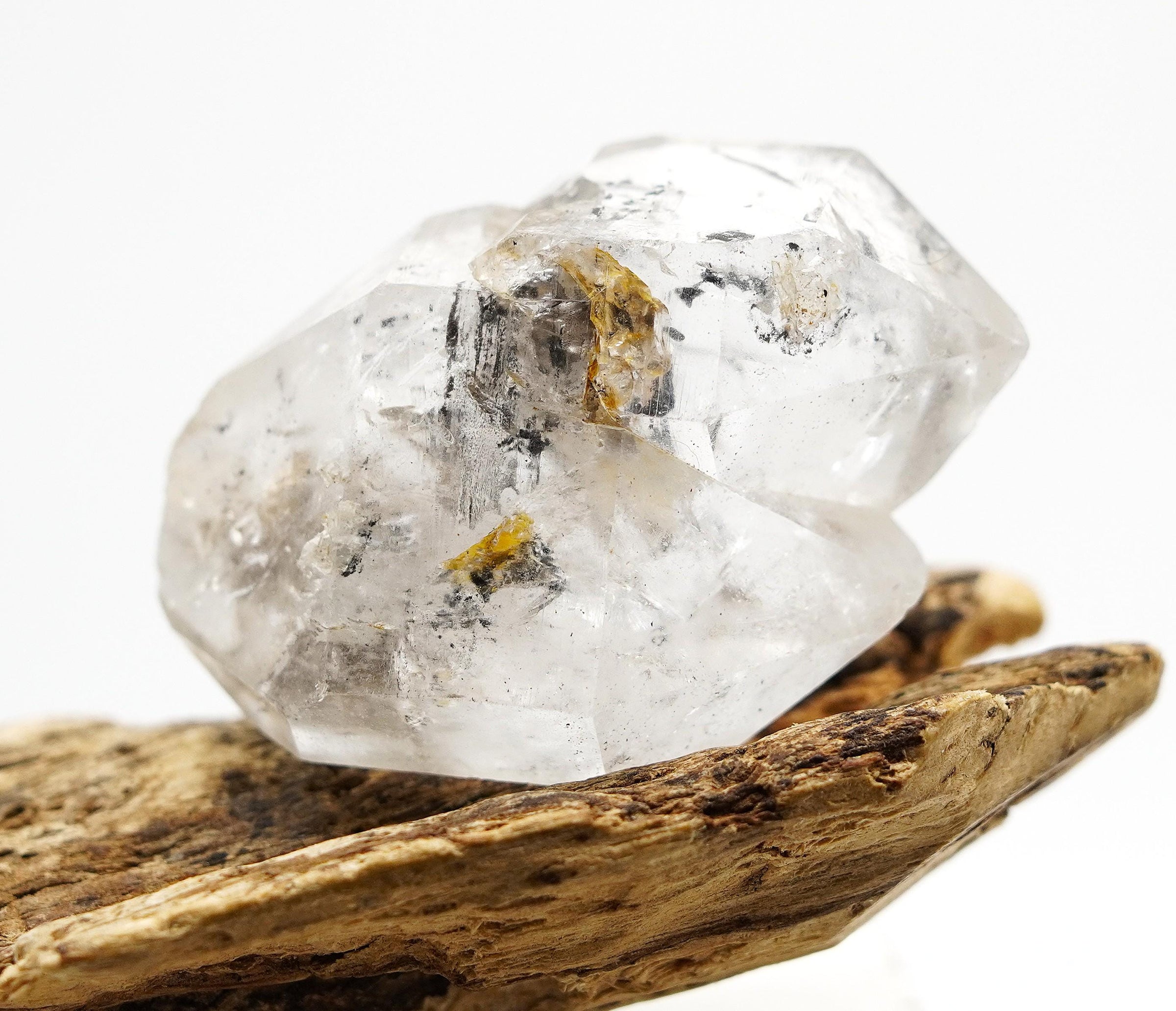 Tibetan Quartz Twin DT: Ethically Mined Natural Quartz