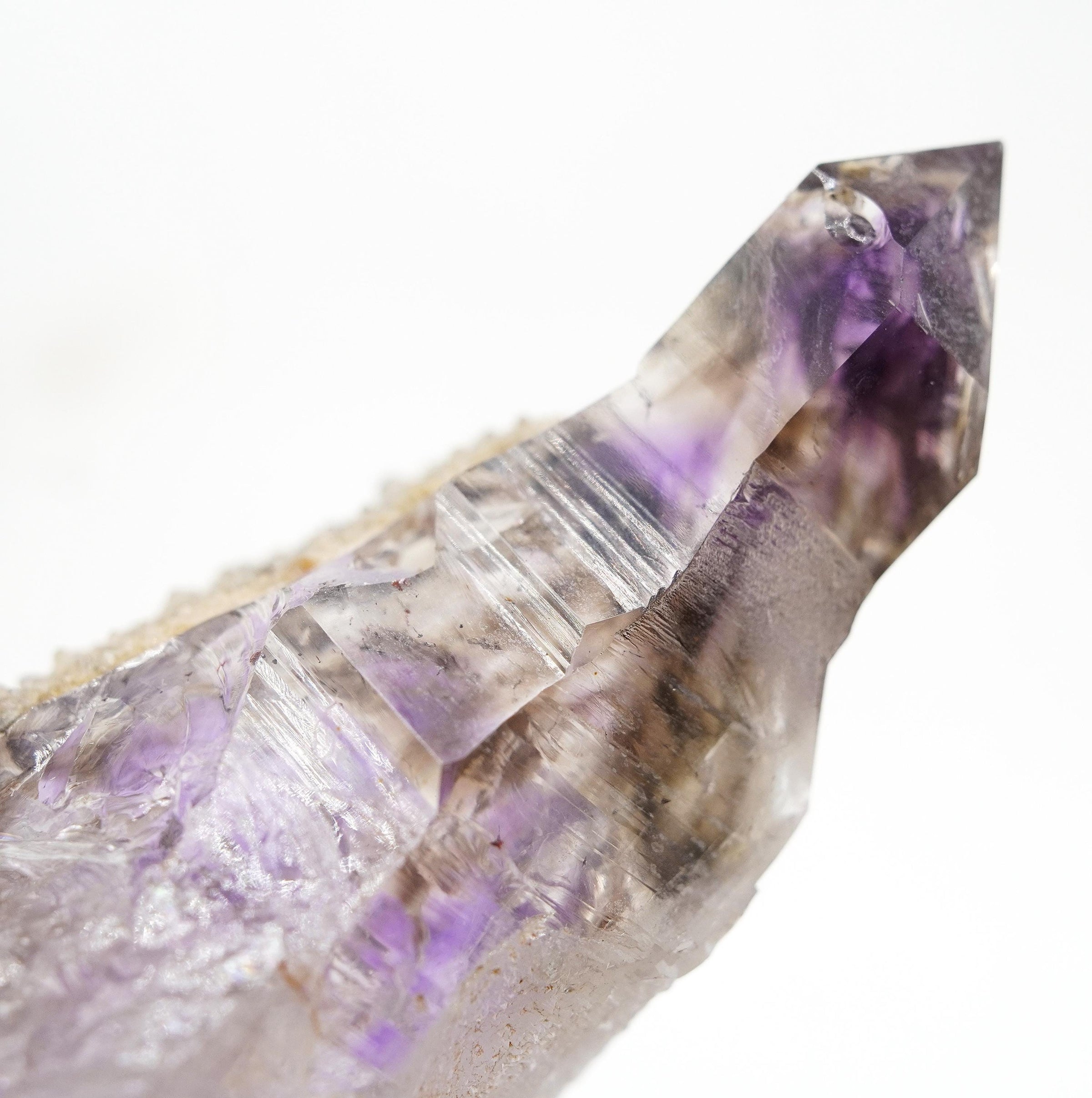 Brandberg Self-Healed Phantom Reverse Sceptre: Ethically Hand-Mined Quartz Crystal