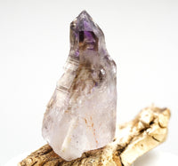 Brandberg Self-Healed Phantom Reverse Sceptre: Ethically Hand-Mined Quartz Crystal