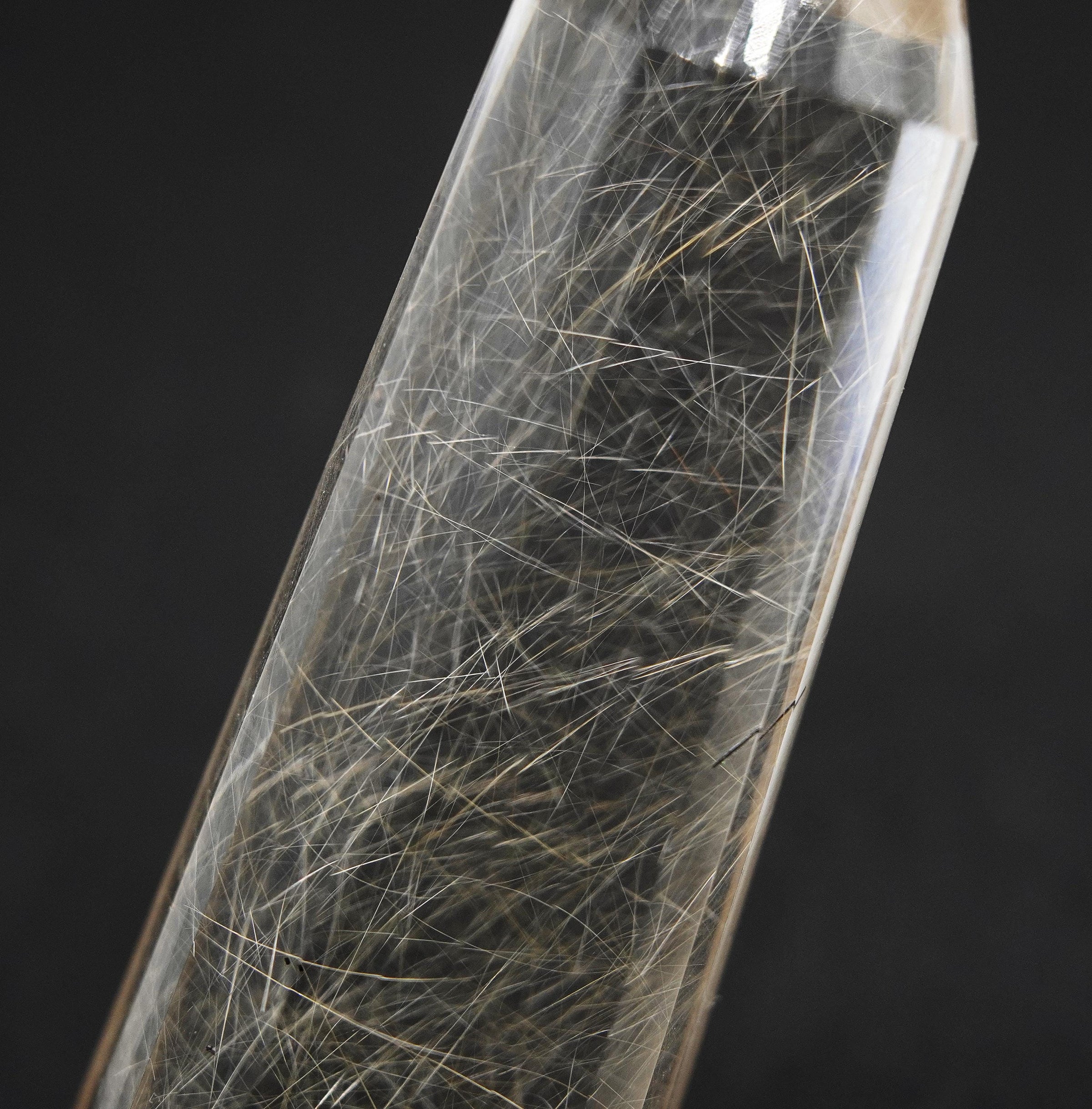 24 Sided Himalayan Rutilated Quartz Vogel Wand