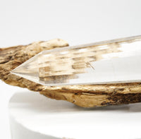 24 Sided Himalayan Rutilated Quartz Vogel Wand
