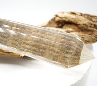 24 Sided Himalayan Rutilated Quartz Vogel Wand