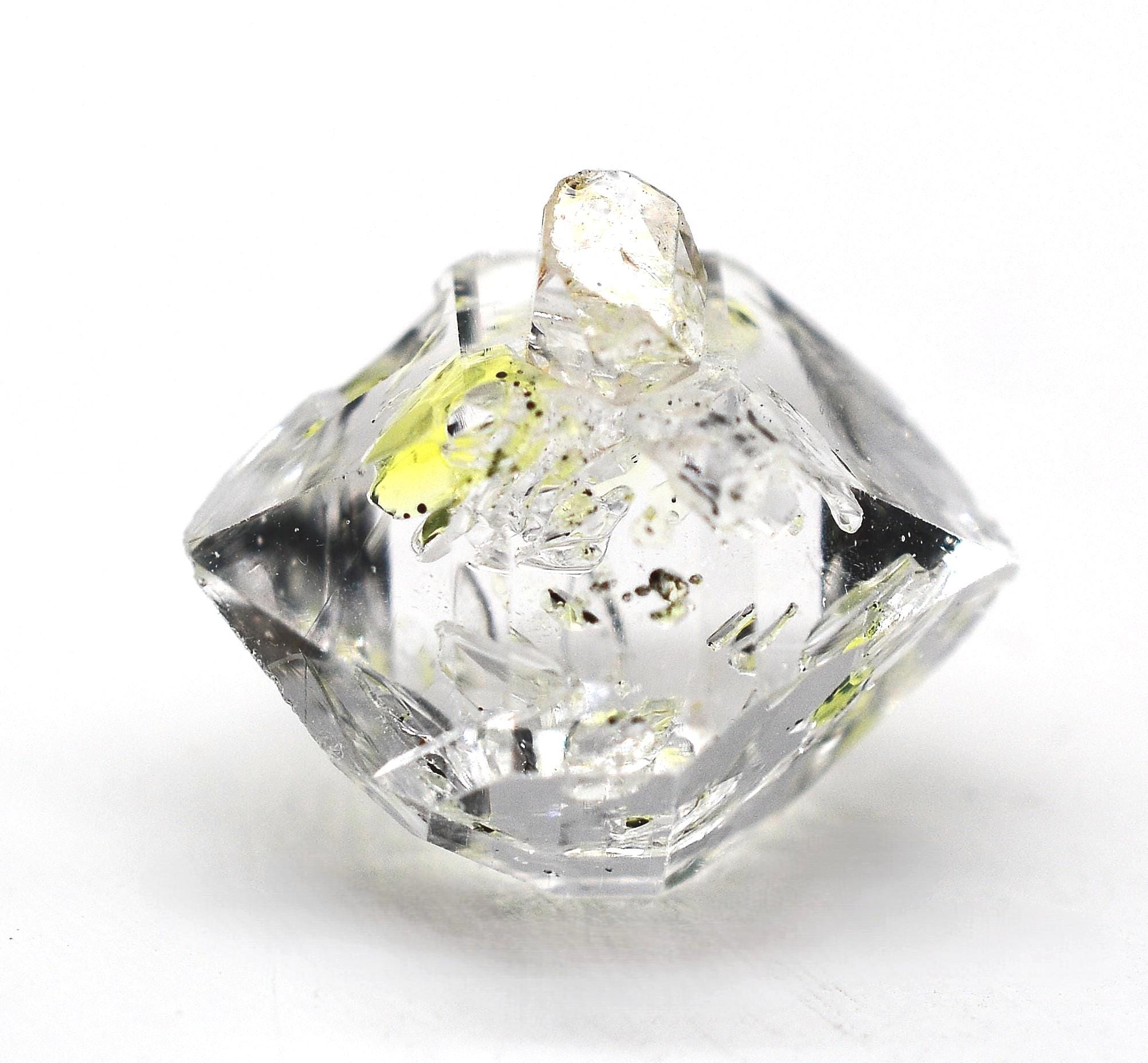 Golden Enhydro ~ Petroleum Quartz