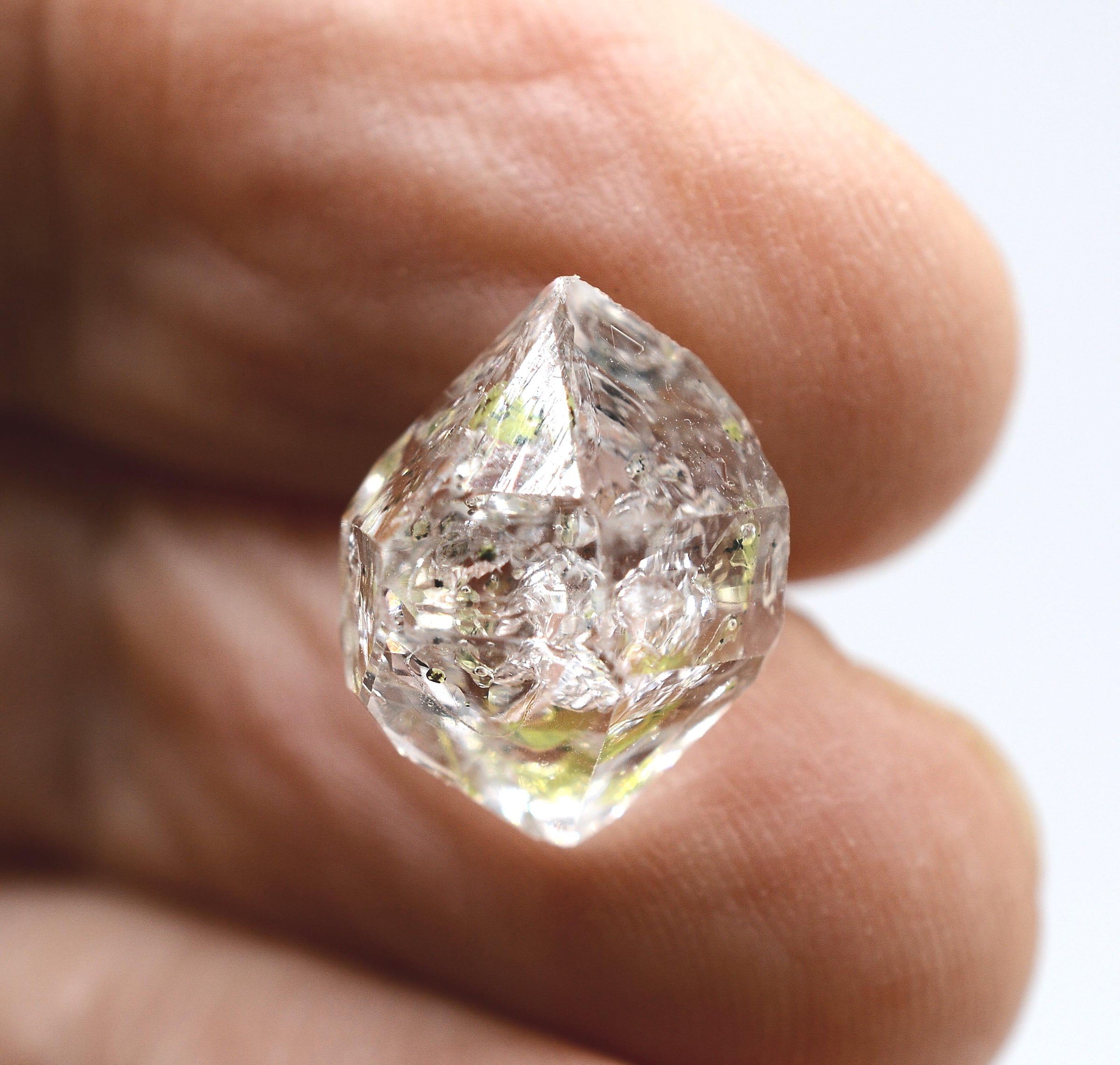 Golden Enhydro ~ Petroleum Quartz