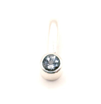 Blue Spinel Sterling Silver Pendant: Unique Handmade Jewellery with Natural Gemstones