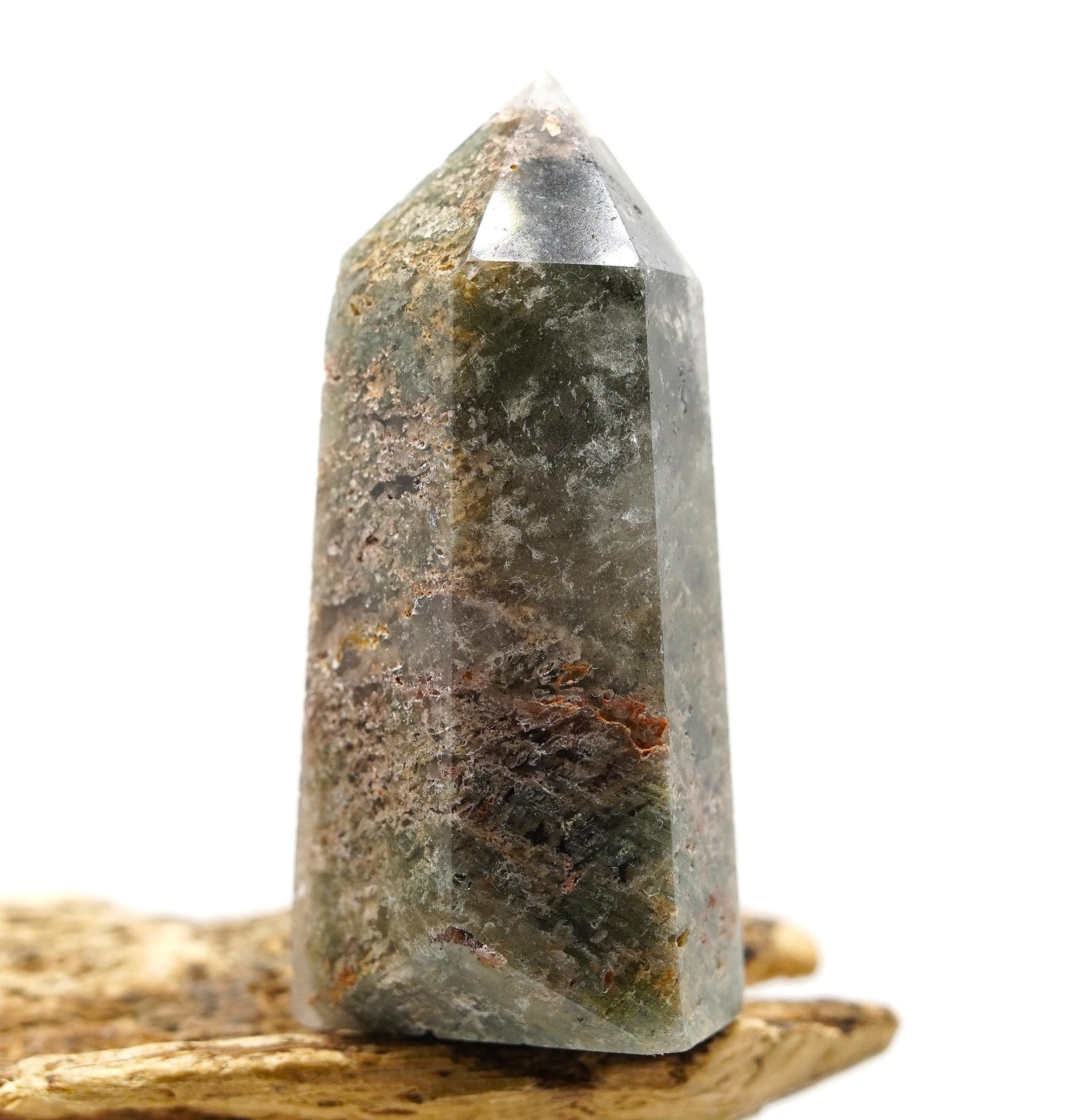 Garden Quartz: Hand-Mined Himalayan Crystal with Chlorite & Lodolite