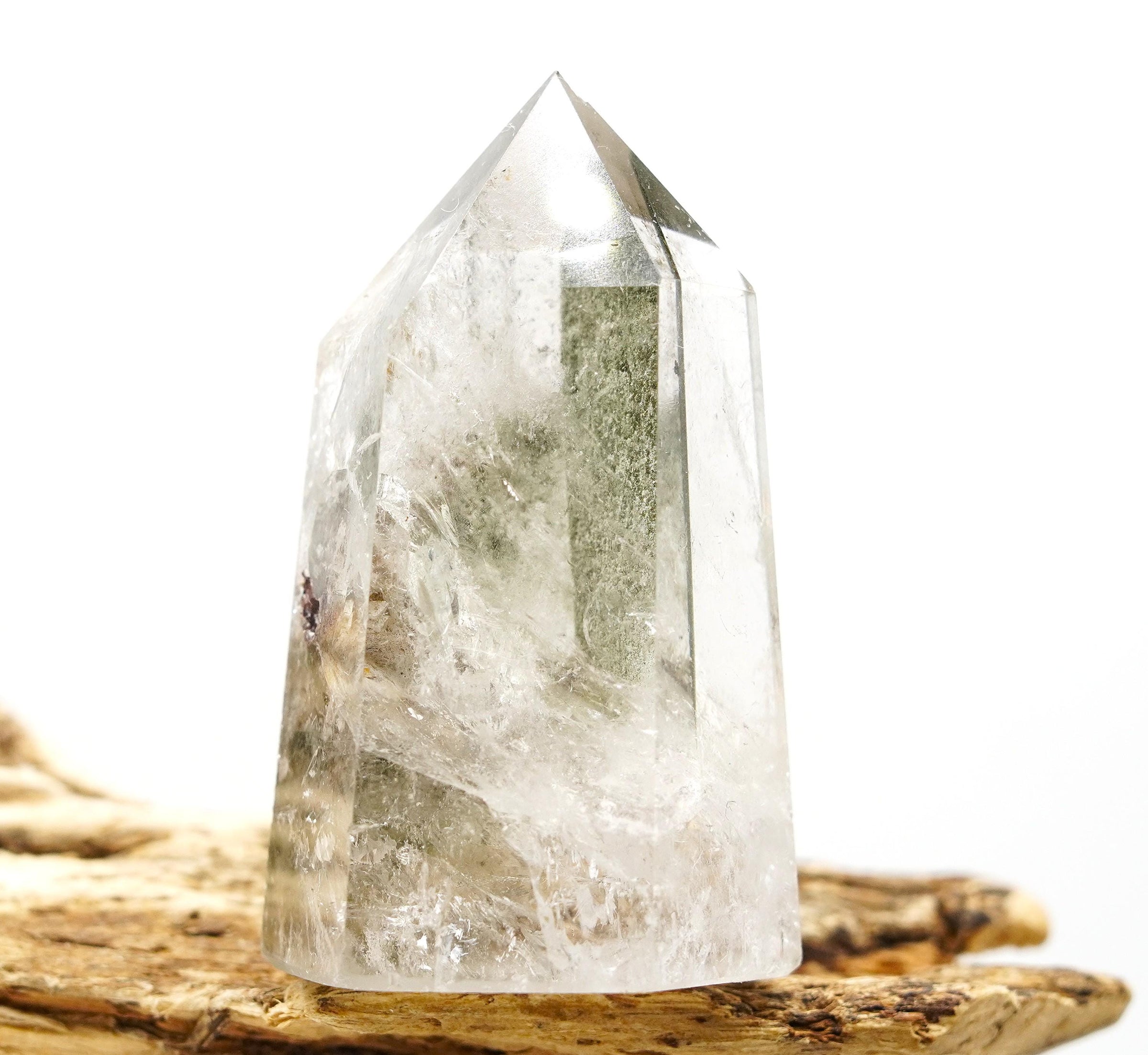 Garden Quartz: Hand-Mined Himalayan Crystal with Chlorite