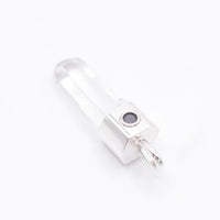 Handmade Himalayan Quartz Oxidised Sterling Silver Pendant