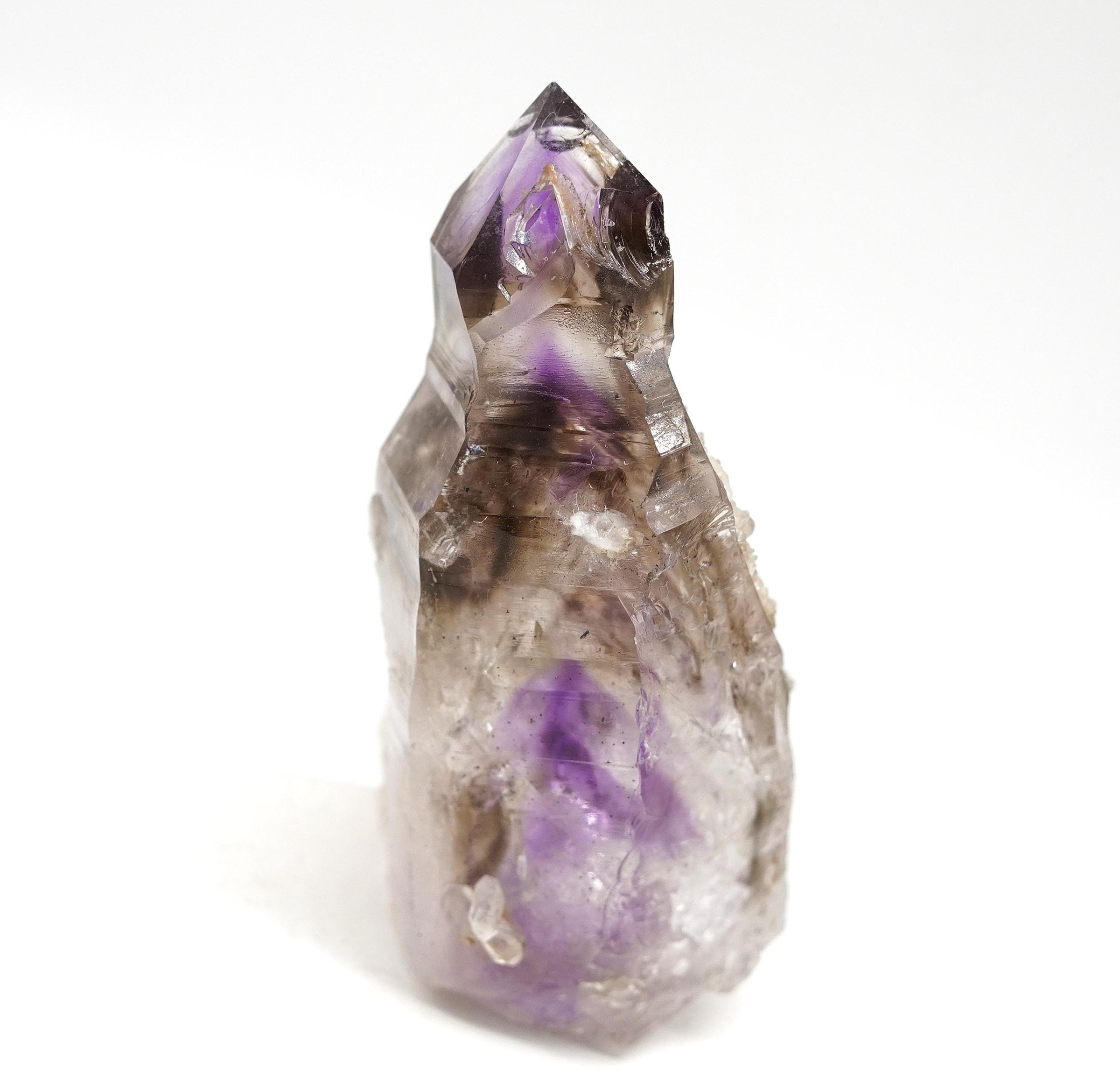 Brandberg Self-Healed Phantom Reverse Sceptre: Ethically Hand-Mined Quartz Crystal